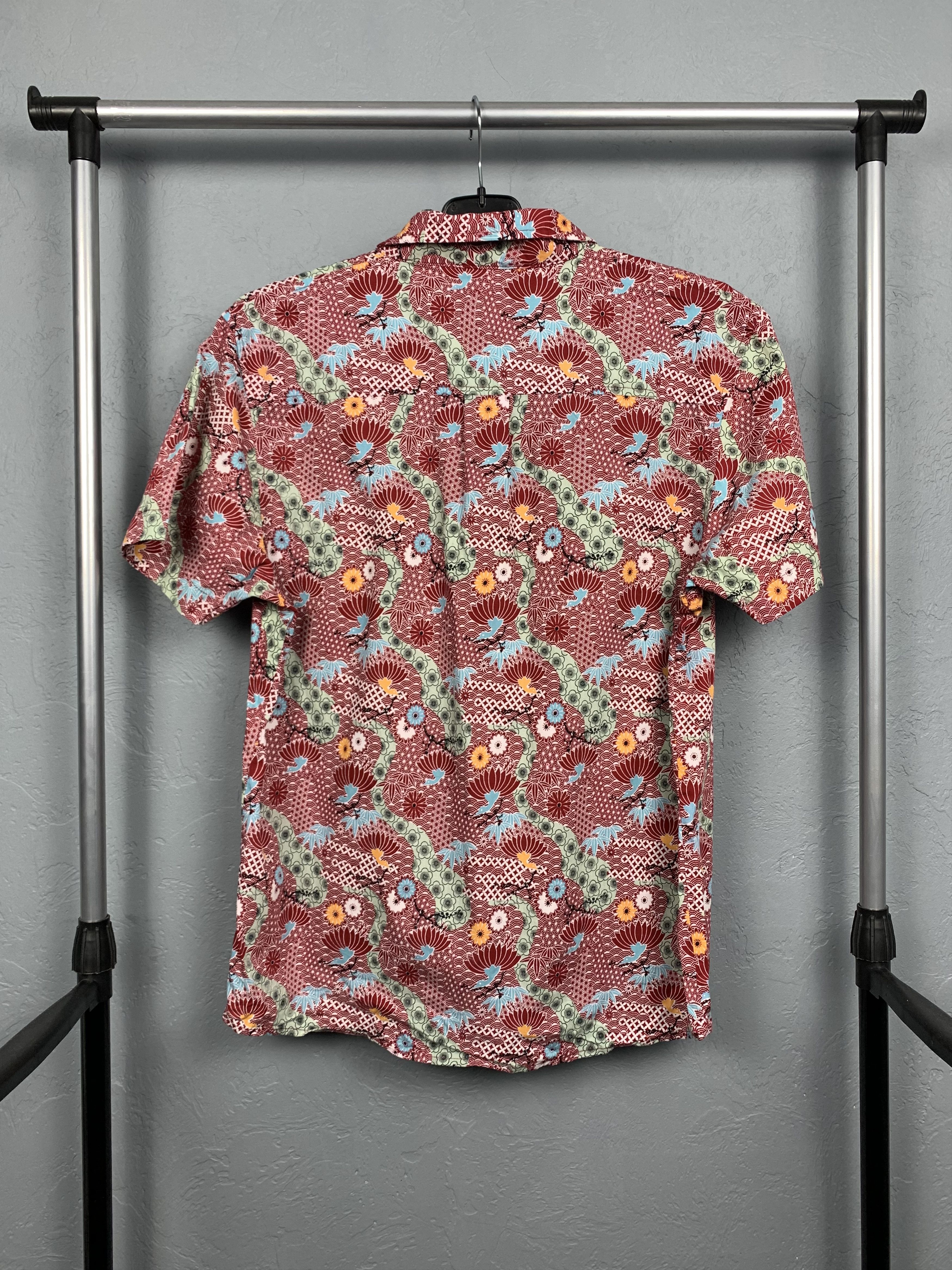 Bellfield Bellfield Hawaiian Shirt Full Printed Size US L / EU 52-54 / 3 - 4 Thumbnail