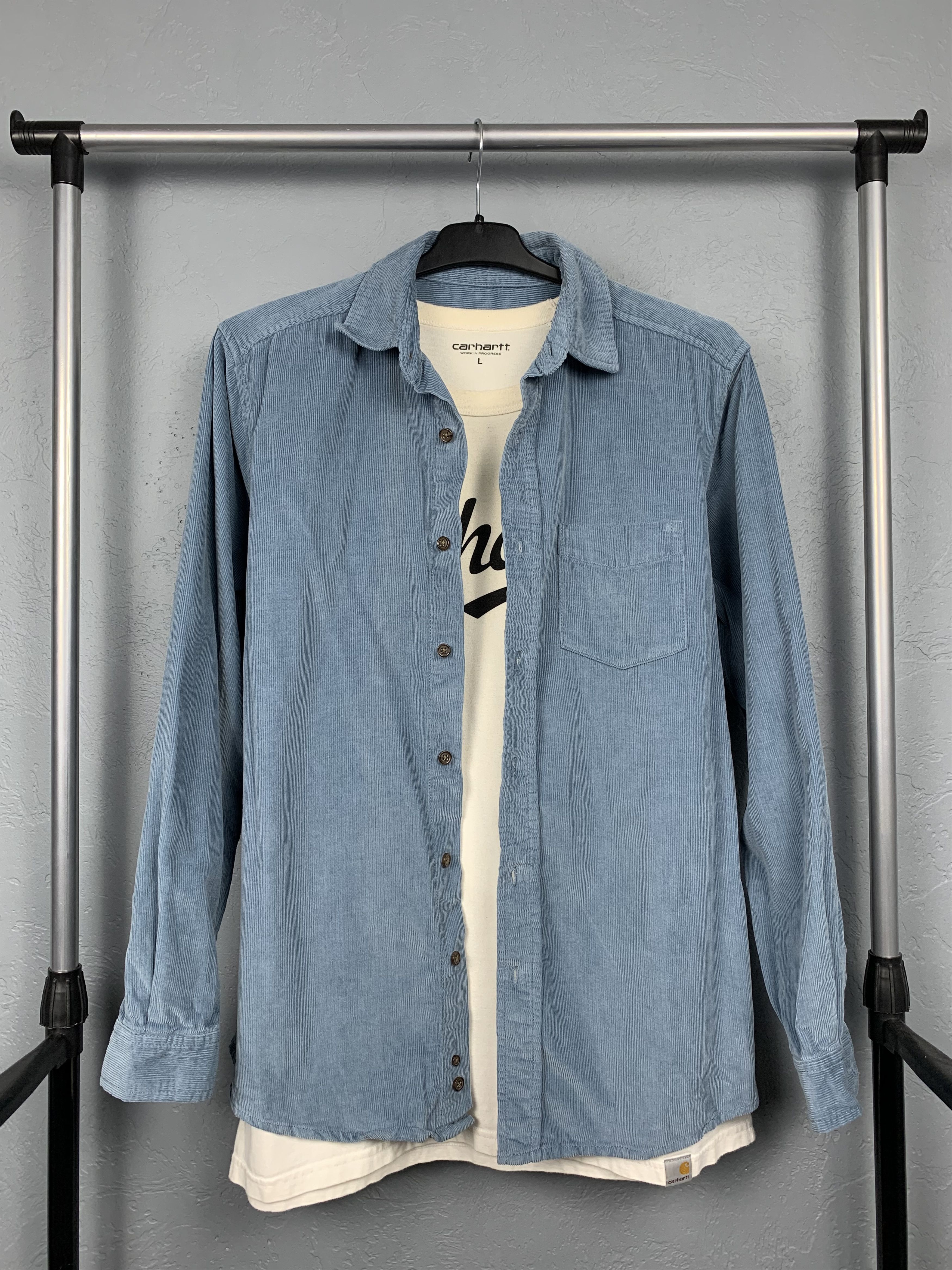 Flannel Flannel Vintage Corduroy Shirt Size US L / EU 52-54 / 3 - 1 Thumbnail