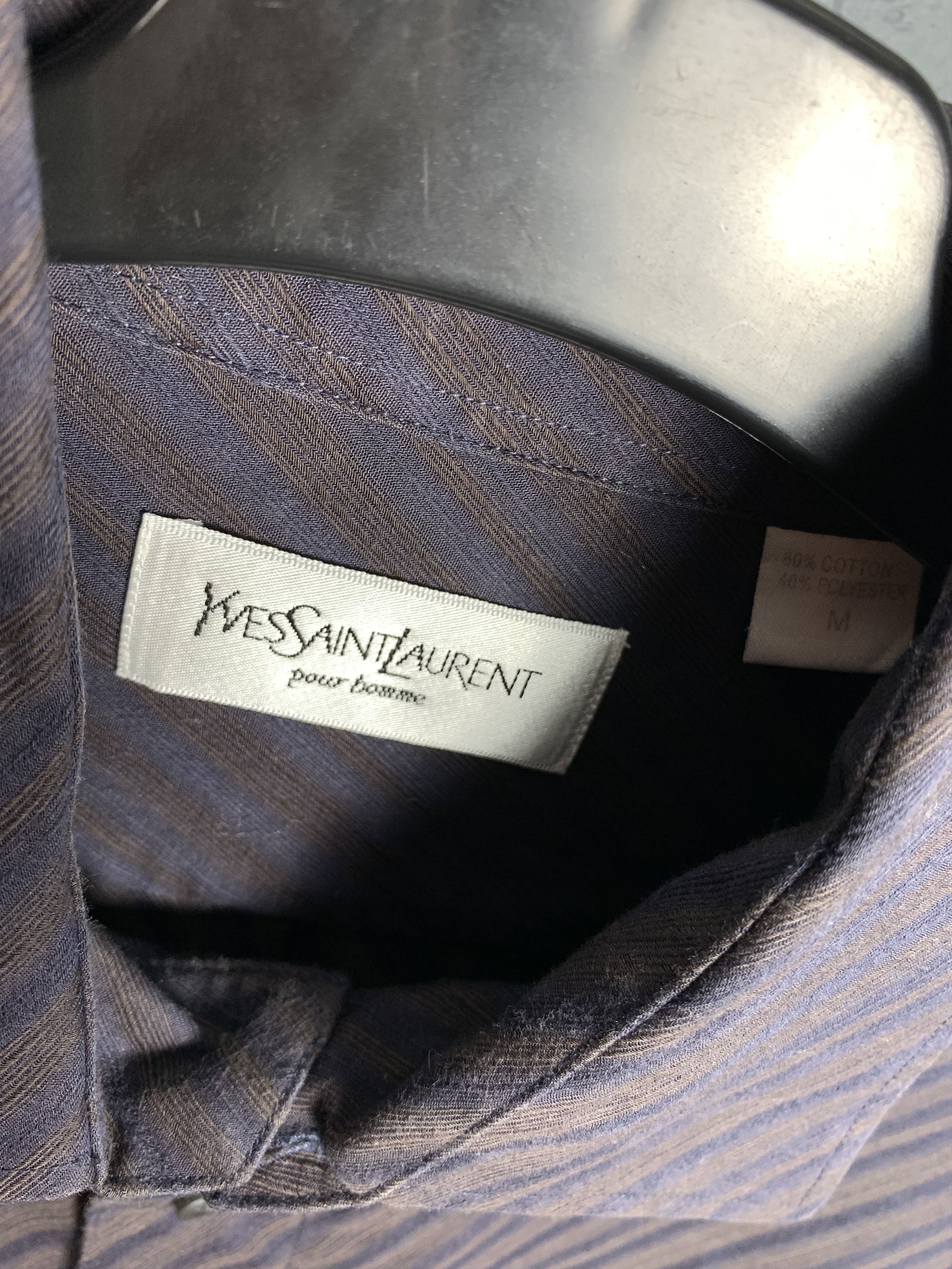 Yves Saint Laurent Vintage Yves Saint Laurent YSL men's shirt Size US M / EU 48-50 / 2 - 3 Thumbnail
