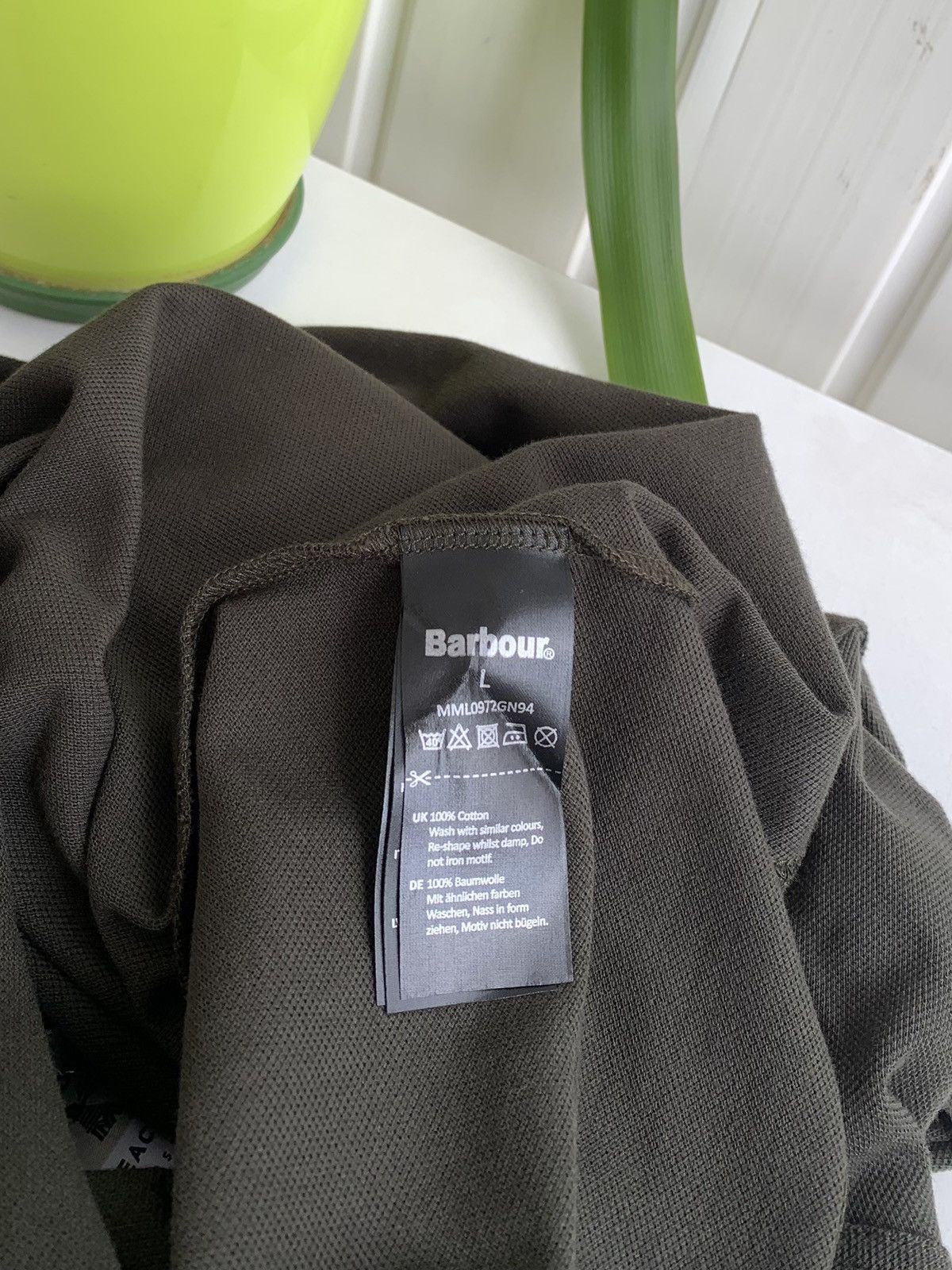 Barbour Barbour Long Sleeve Polo Shirt Men’s Size M-L Size US L / EU 52-54 / 3 - 4 Thumbnail