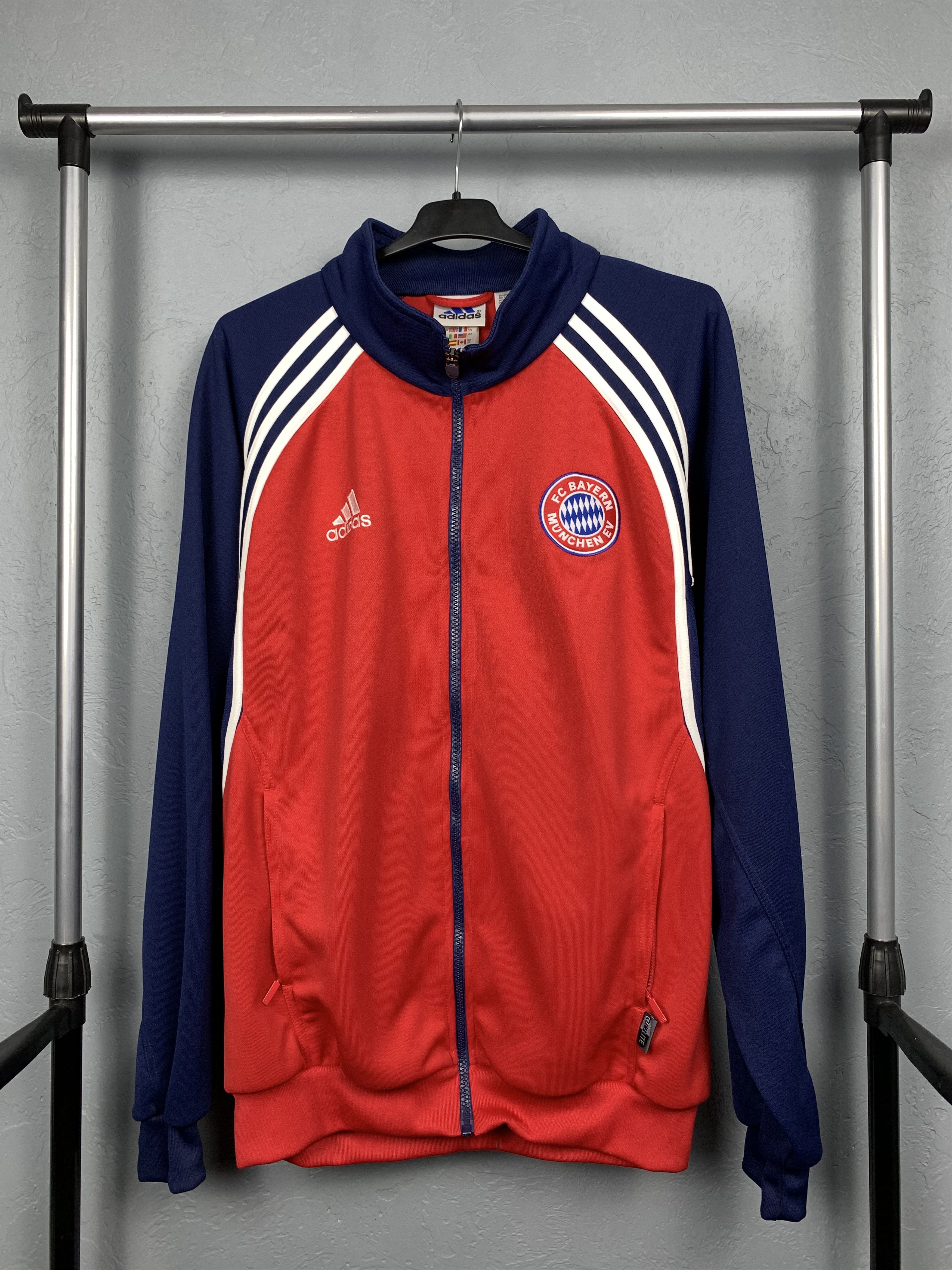 Adidas Adidas Bayern Munich Vintage Mens Track Top Jacket Size US L / EU 52-54 / 3 - 1 Thumbnail