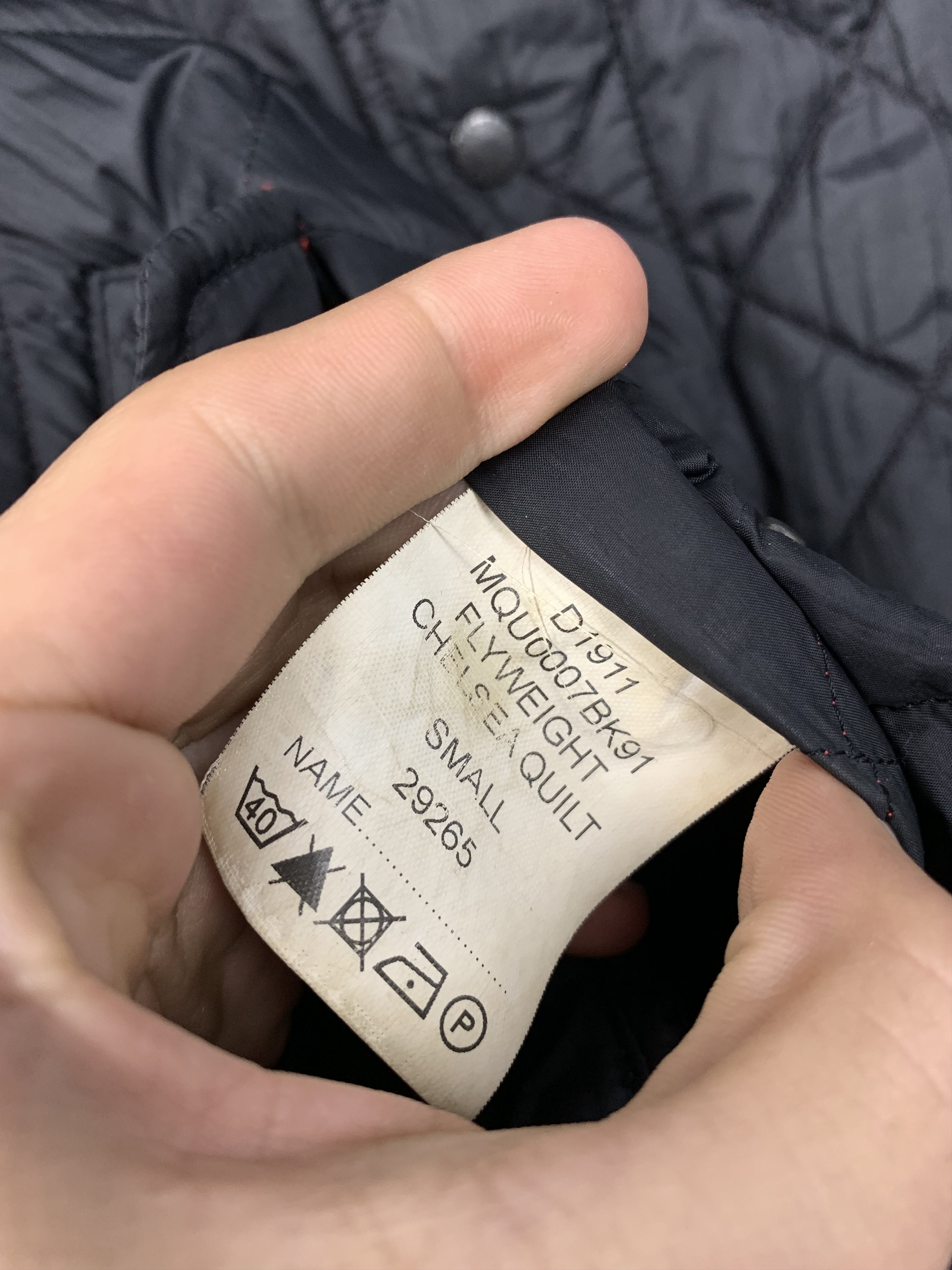 Barbour Barbour Vintage Mens Flyweight Chelsea Quilted Jacket Size US S / EU 44-46 / 1 - 7 Thumbnail