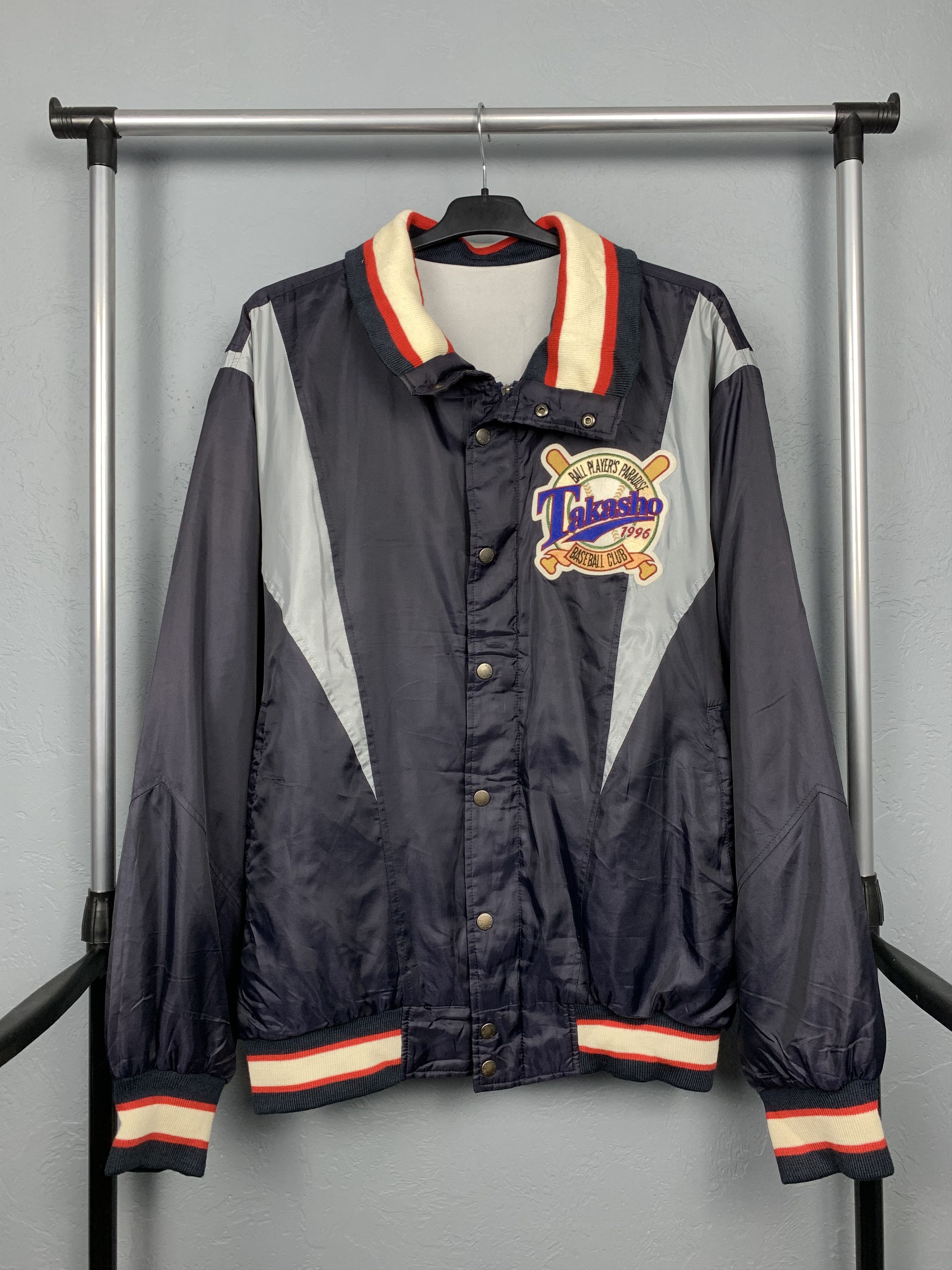 Japanese Brand Takasho Baseball Club 1996 Vintage Mens Jacket Bomber Size US XL / EU 56 / 4 - 6 Thumbnail