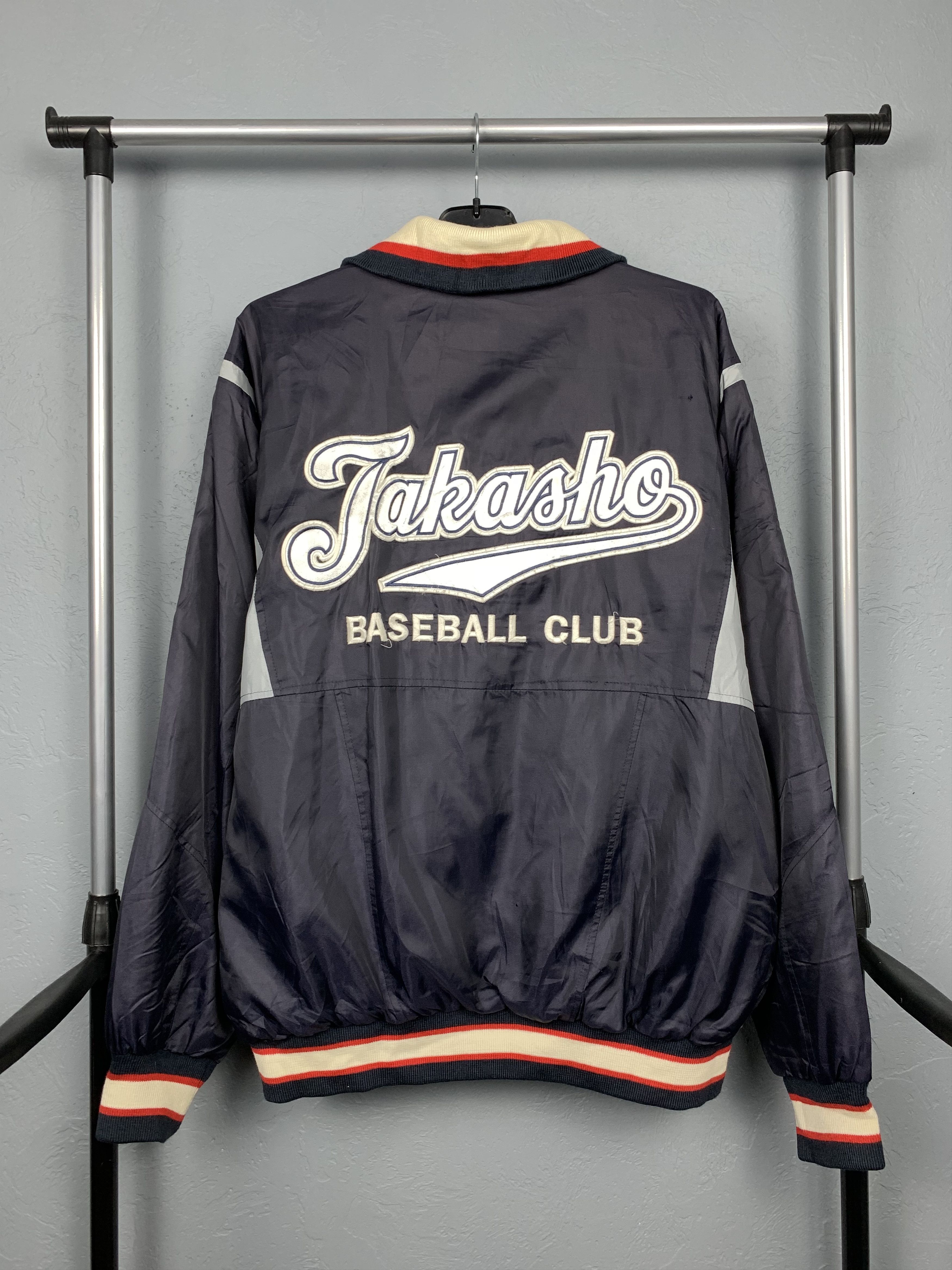 Japanese Brand Takasho Baseball Club 1996 Vintage Mens Jacket Bomber Size US XL / EU 56 / 4 - 1 Thumbnail
