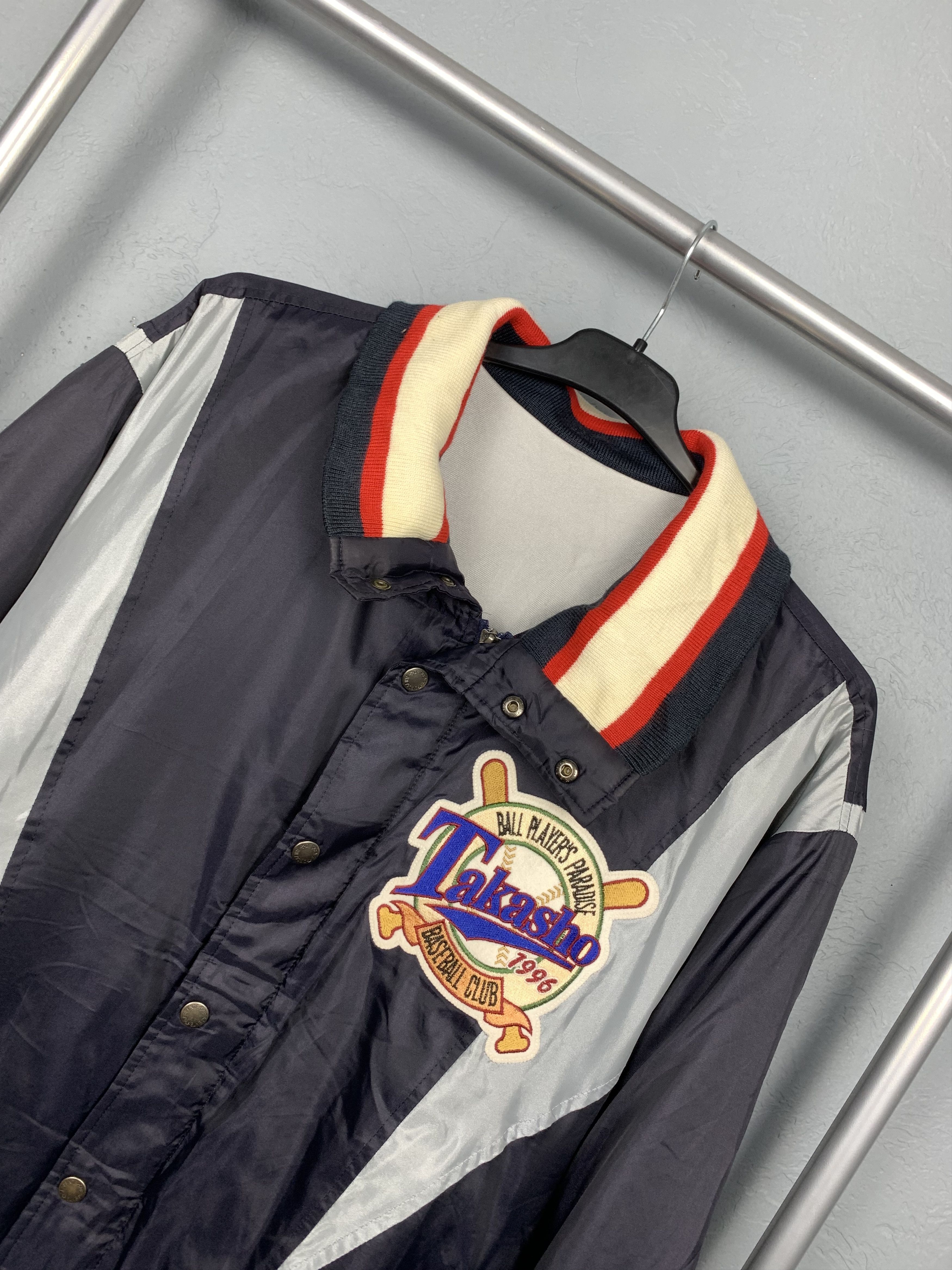 Japanese Brand Takasho Baseball Club 1996 Vintage Mens Jacket Bomber Size US XL / EU 56 / 4 - 7 Thumbnail