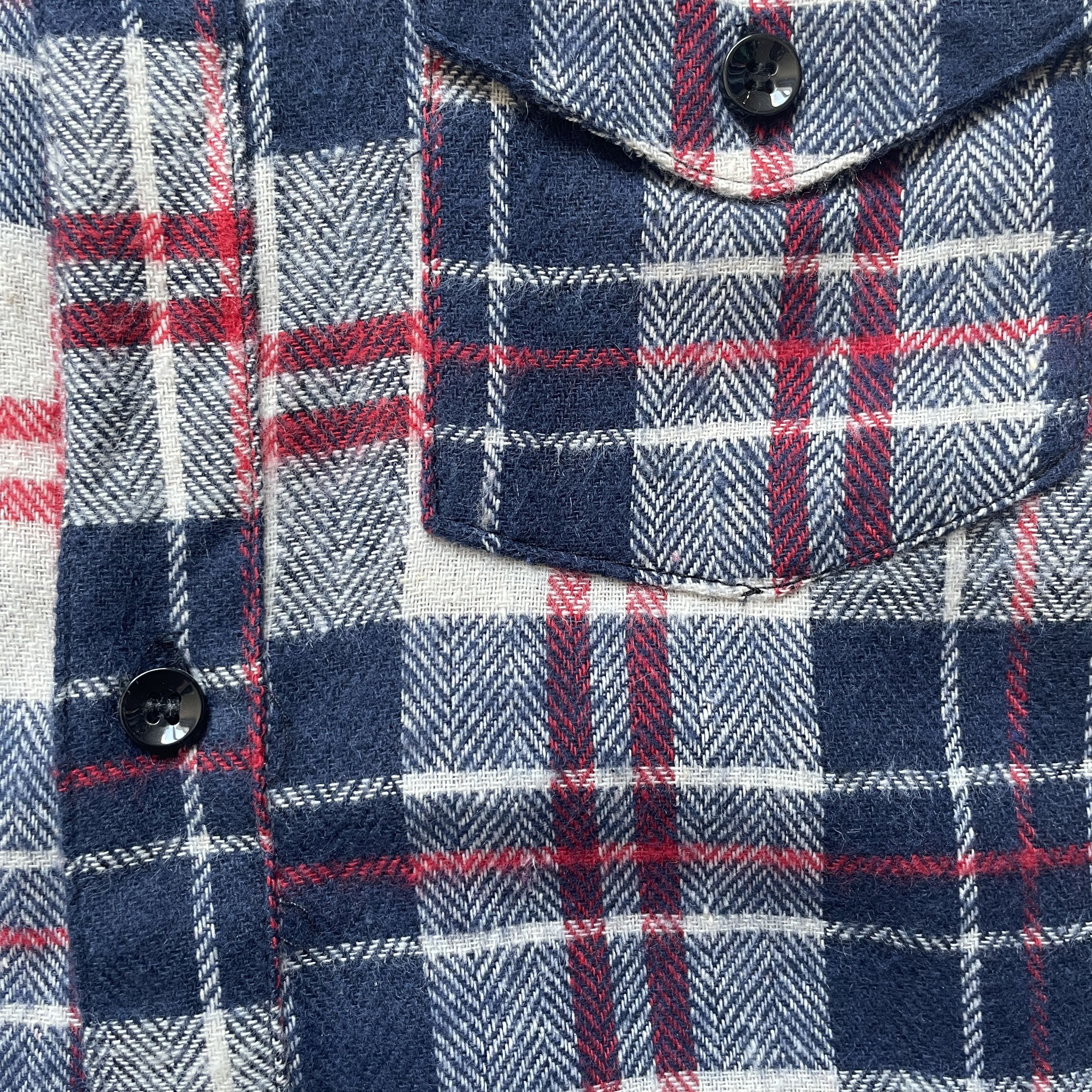 Comme des Garcons H&M x Comme des Garcons Womens Plaid Flannel Shirt Size S Size S / US 4 / IT 40 - 5 Thumbnail