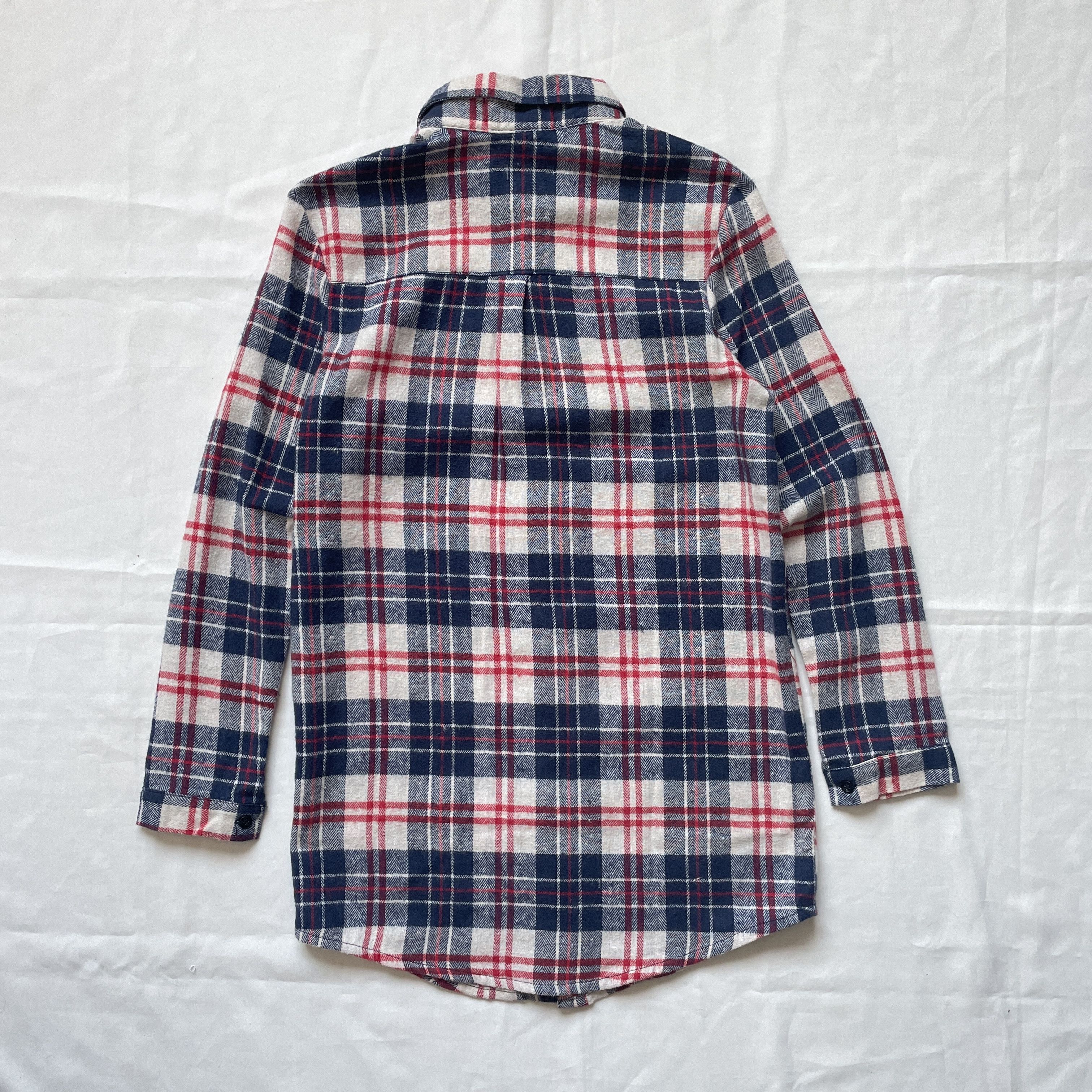 Comme des Garcons H&M x Comme des Garcons Womens Plaid Flannel Shirt Size S Size S / US 4 / IT 40 - 2 Thumbnail