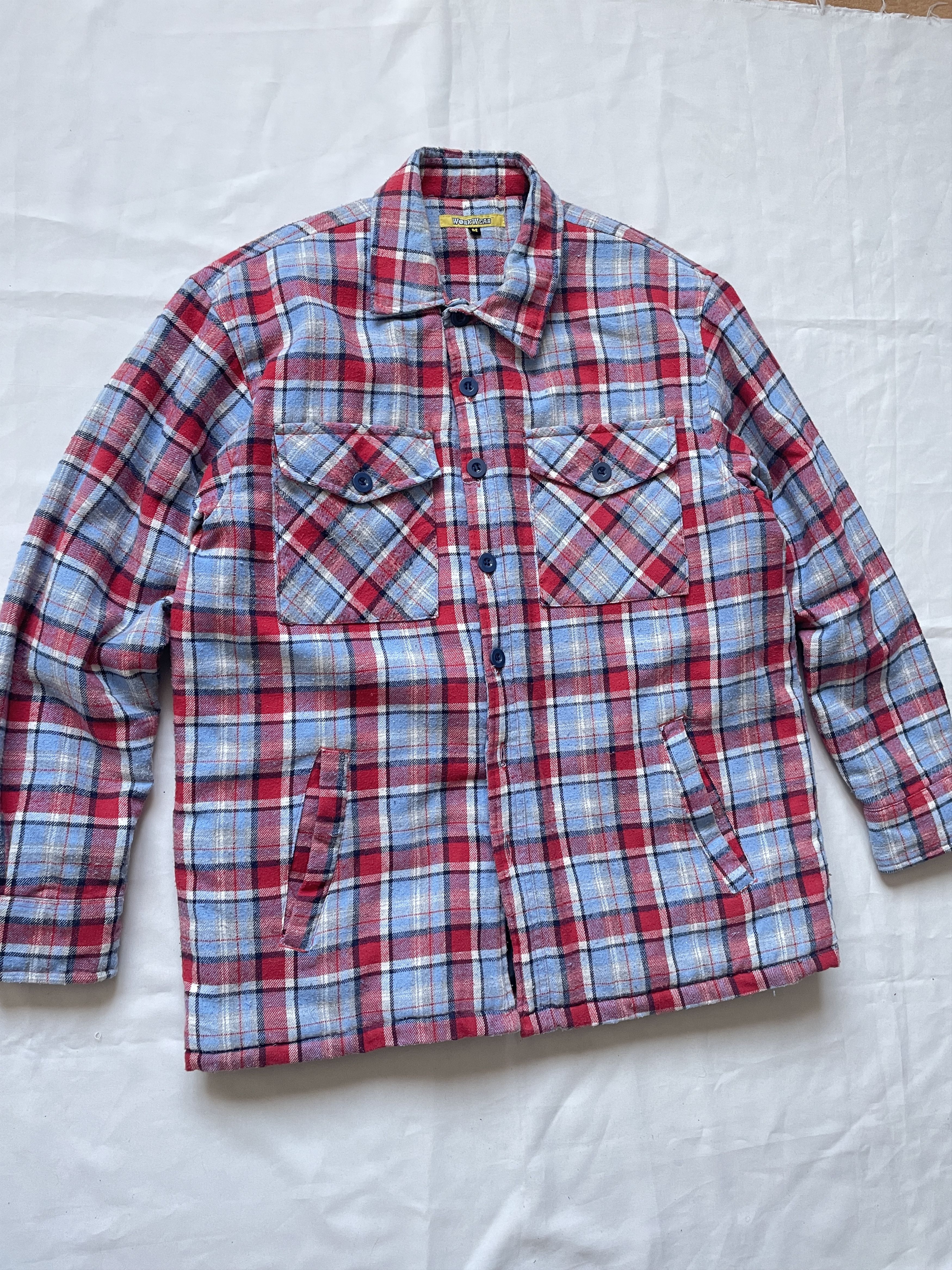 Flannel Vintage Padded Flannel Overshirt Size M Size US M / EU 48-50 / 2 - 3 Thumbnail