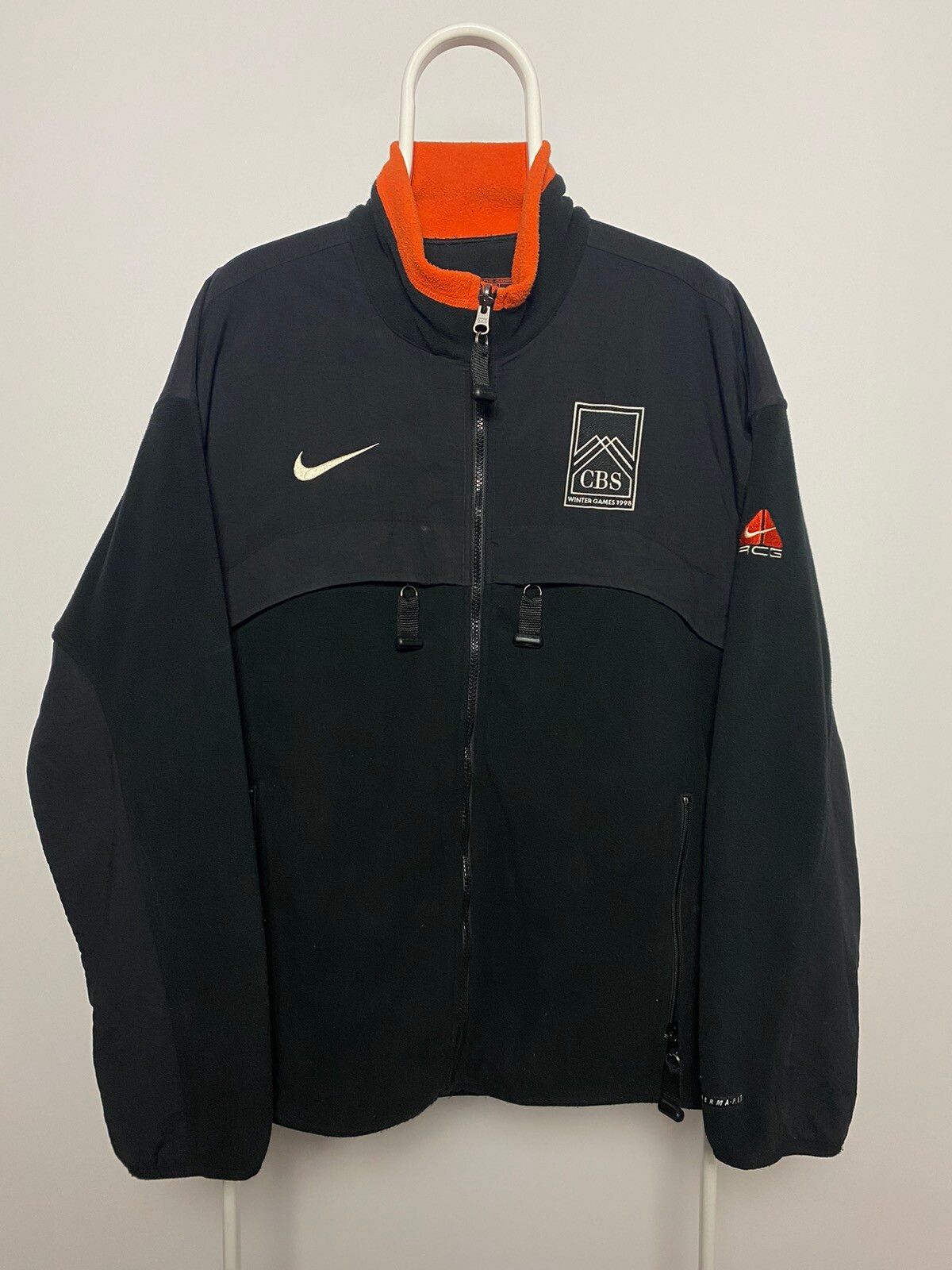 Nike Nike ACG vintage cargo fleece jacket black 2000s 90s | Grailed