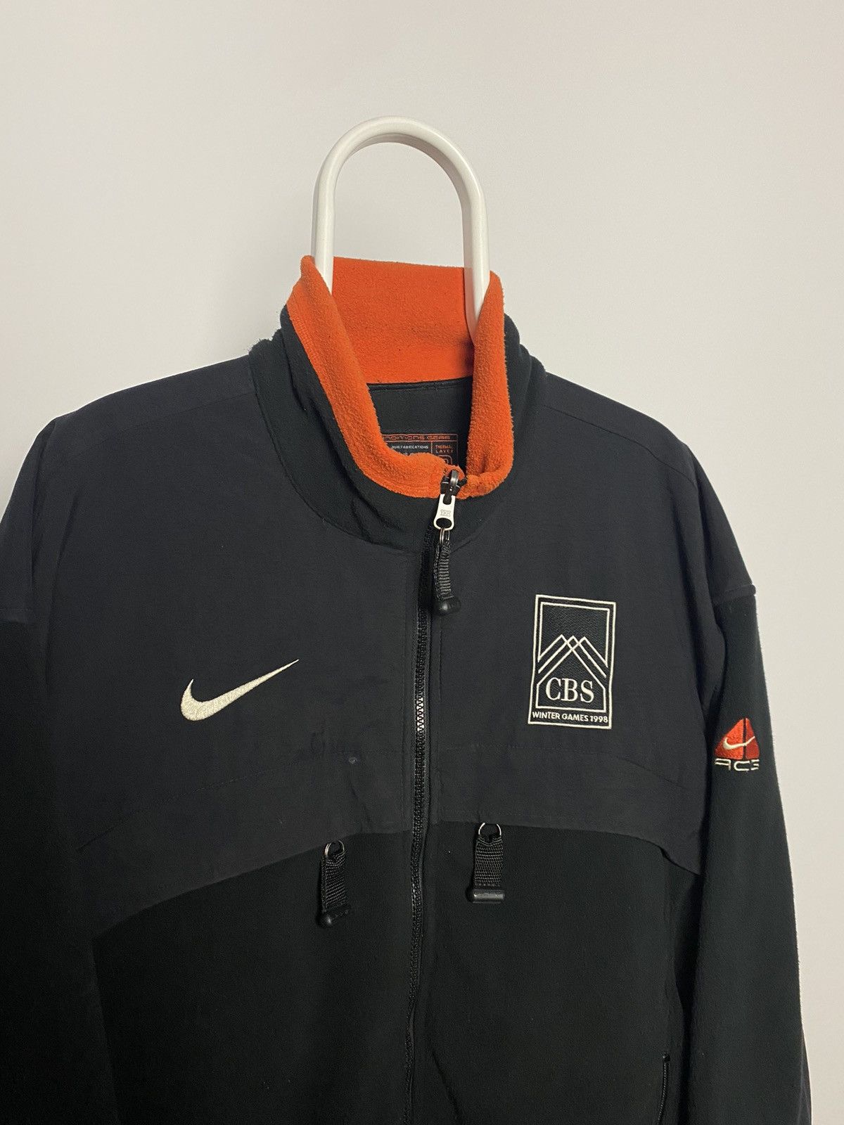 Nike ACG Nike ACG vintage cargo fleece jacket black 2000s 90s Size US XL / EU 56 / 4 - 2 Thumbnail