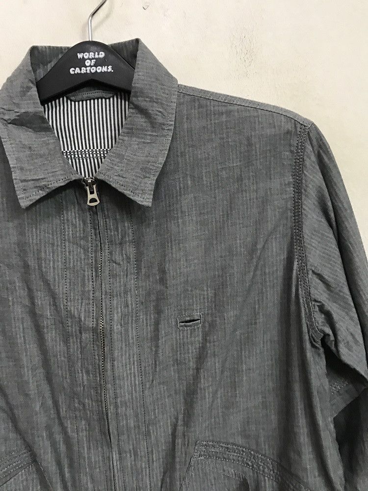 Steven Alan Steven Alan BLACKER Japan Lightweight Cotton Zipper Jacket Size US M / EU 48-50 / 2 - 2 Thumbnail