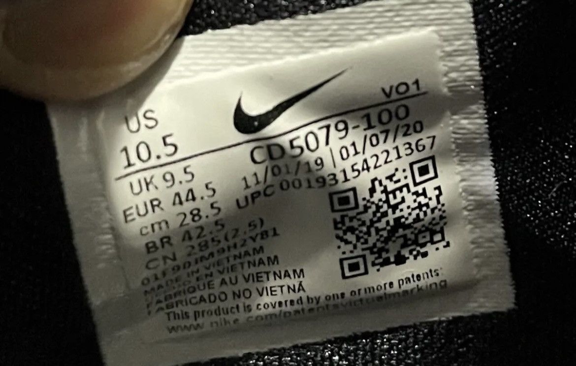 Nike Paul George 4 Oreo White/Black Size 10.5 Size US 10.5 / EU 43-44 - 9 Preview