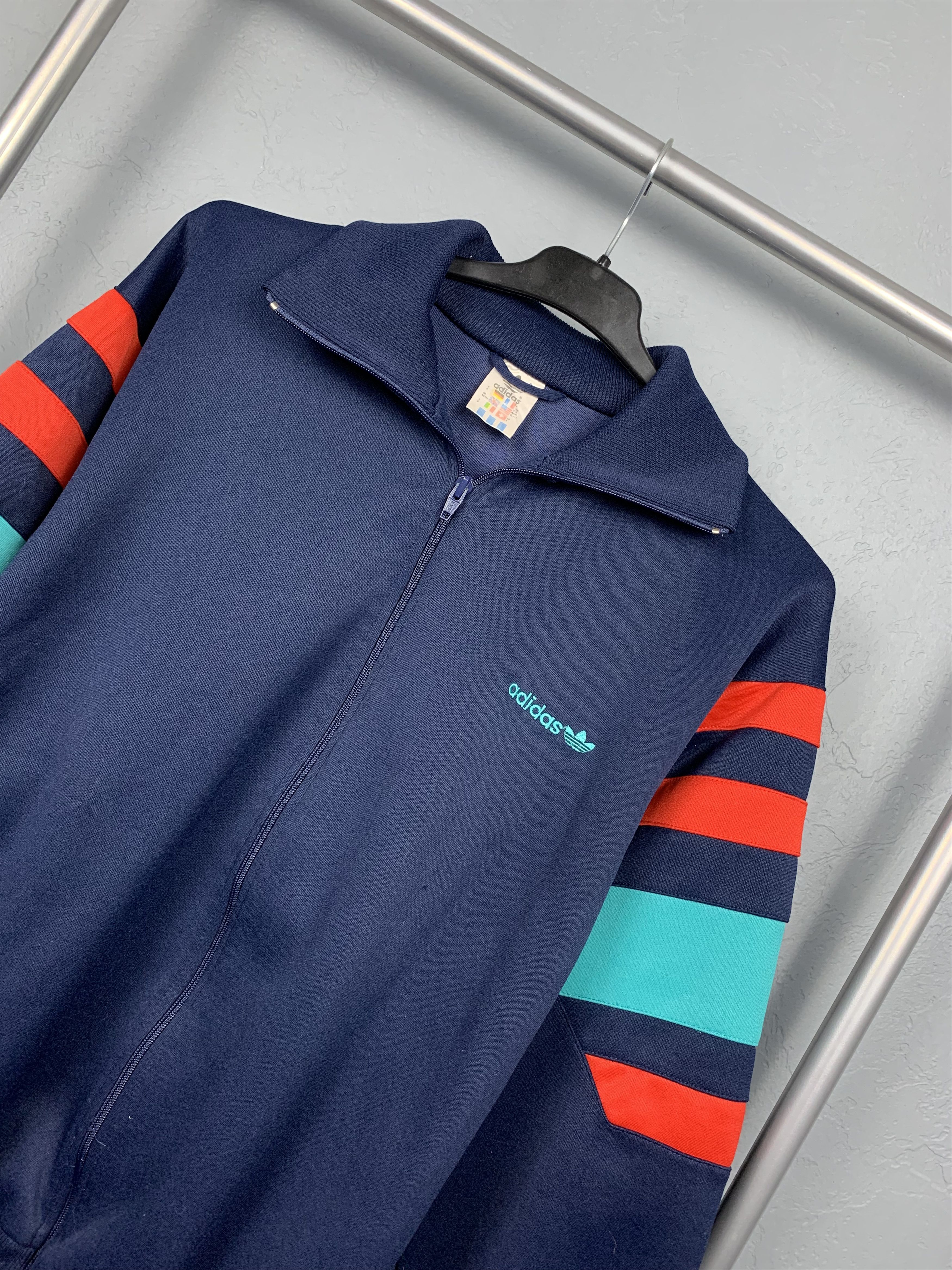 Adidas Adidas Vintage Mens Track Top Jacket Size US XL / EU 56 / 4 - 2 Thumbnail
