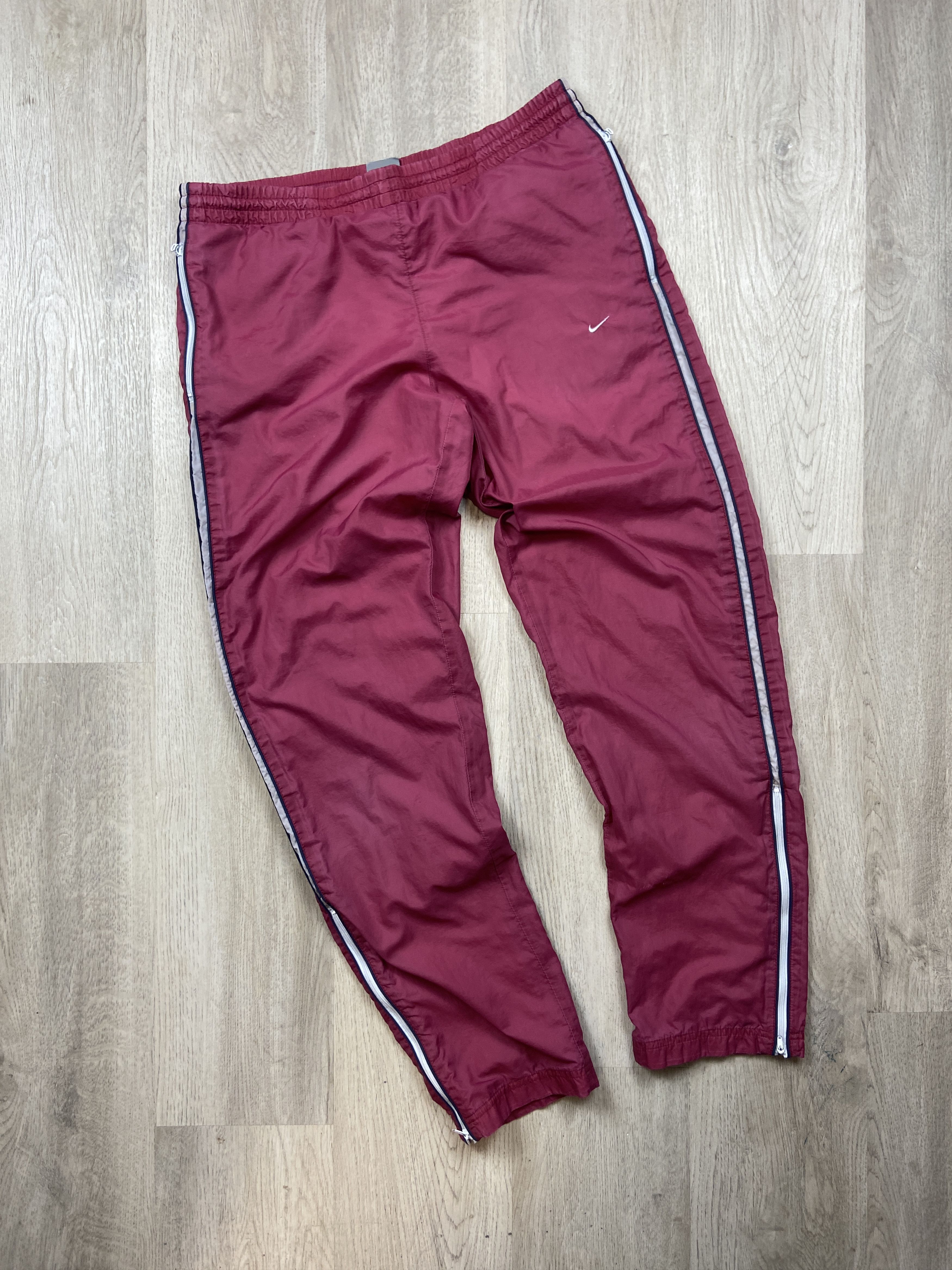 Nike × Vintage Nike Vintage Mens Nylon Pants Drill style Y2K Size US 30 / EU 46 - 1 Thumbnail
