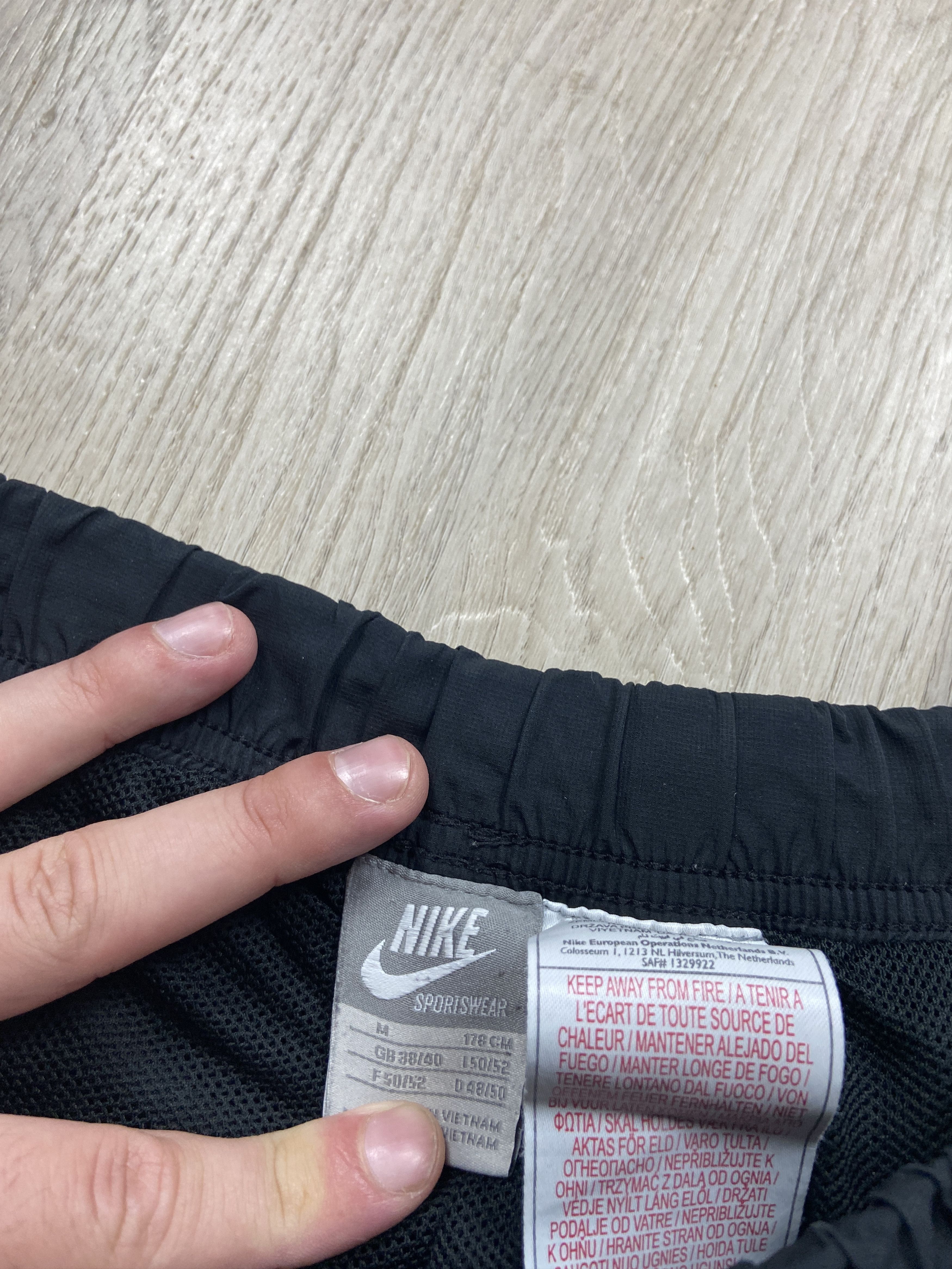 Nike × Vintage Nike Premier Vintage Distressed Mens Nylon Pants Drill style Size US 32 / EU 48 - 6 Thumbnail