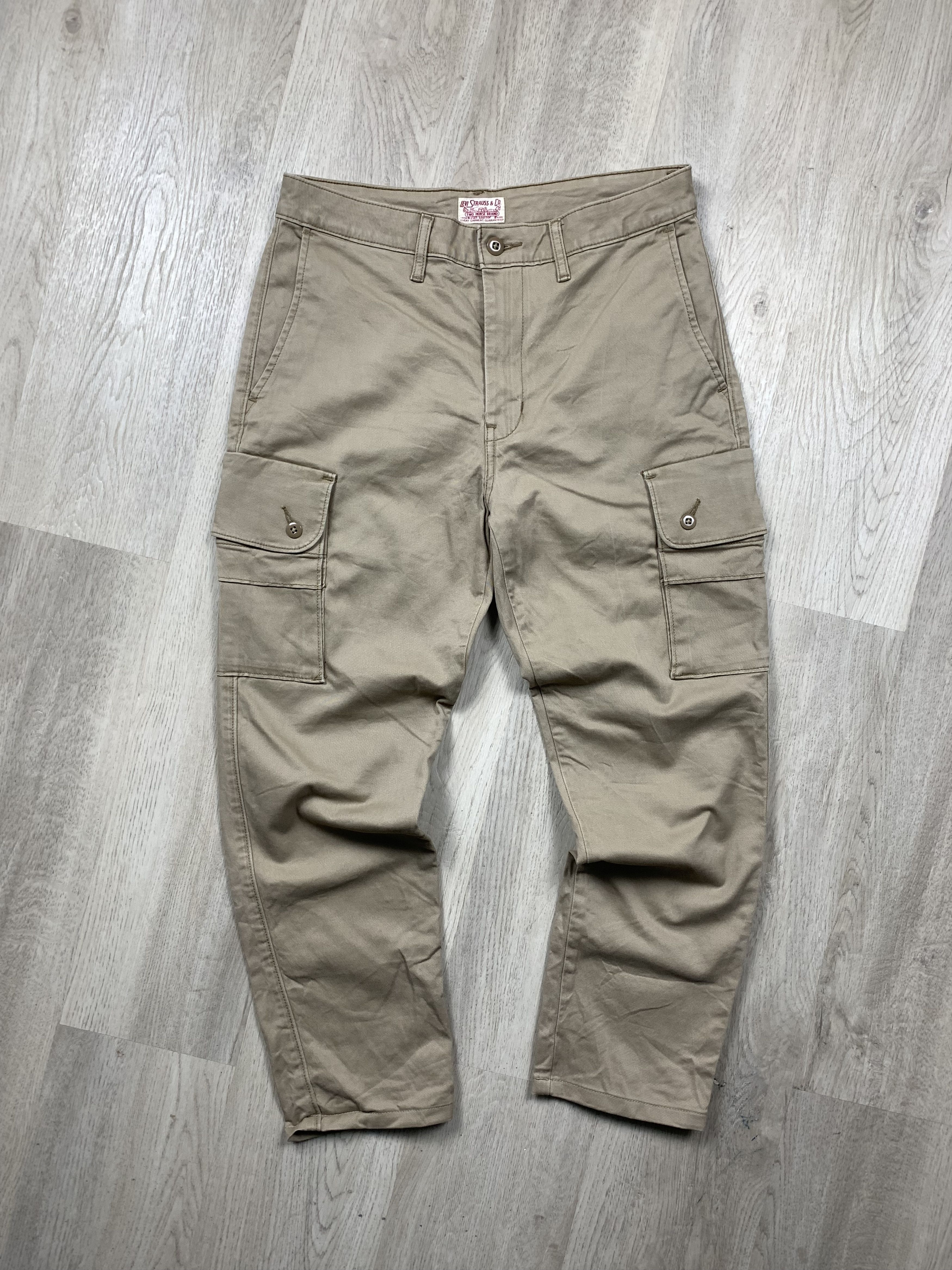 Levi's × Levi's Vintage Clothing × Vintage Levis Vintage Cargo Pants Loose Fit Size US 31 - 6 Thumbnail