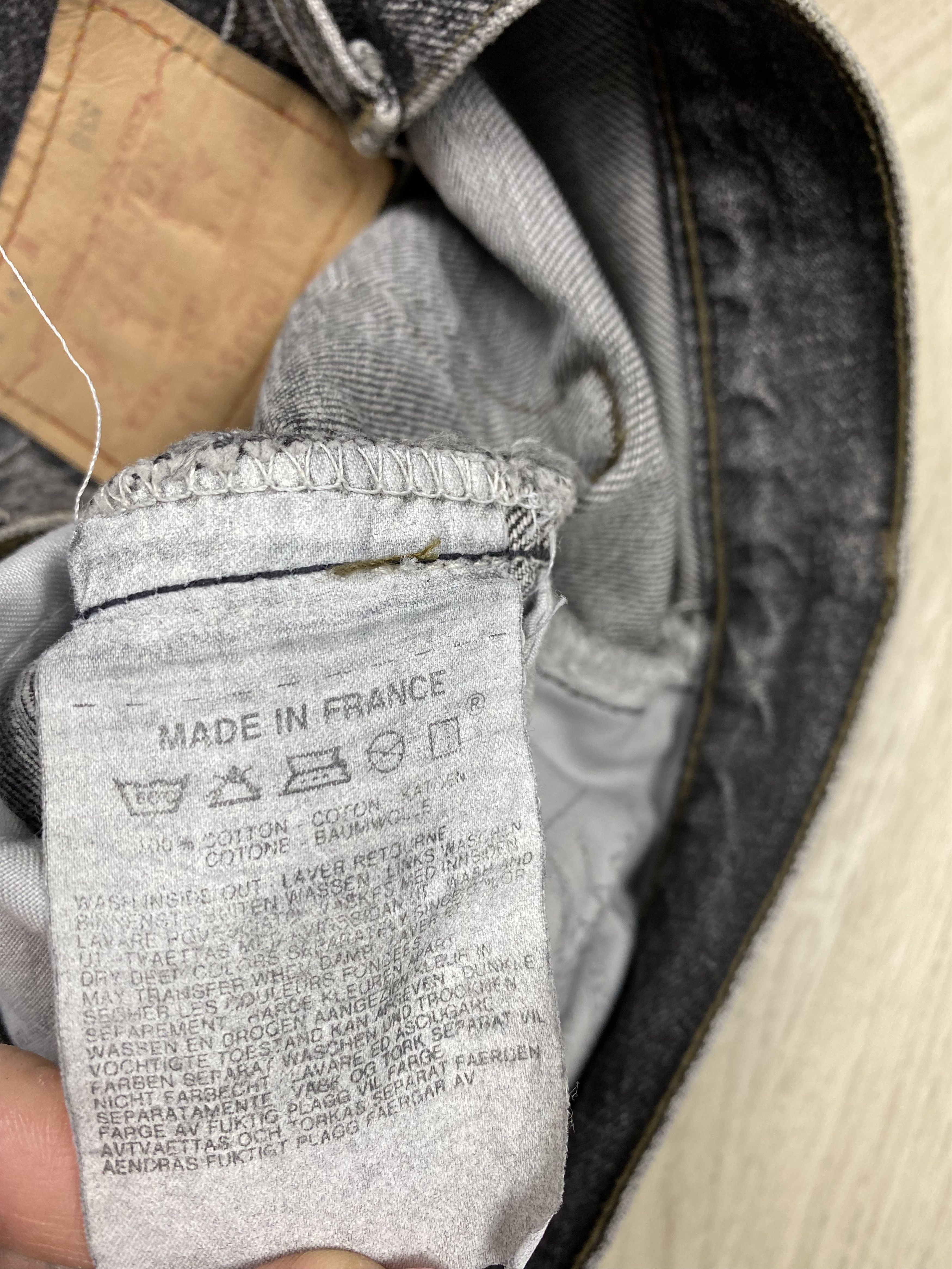 Levi's Levis 538 Grey Washed Denim Pants Jeans Size 29" - 8 Thumbnail