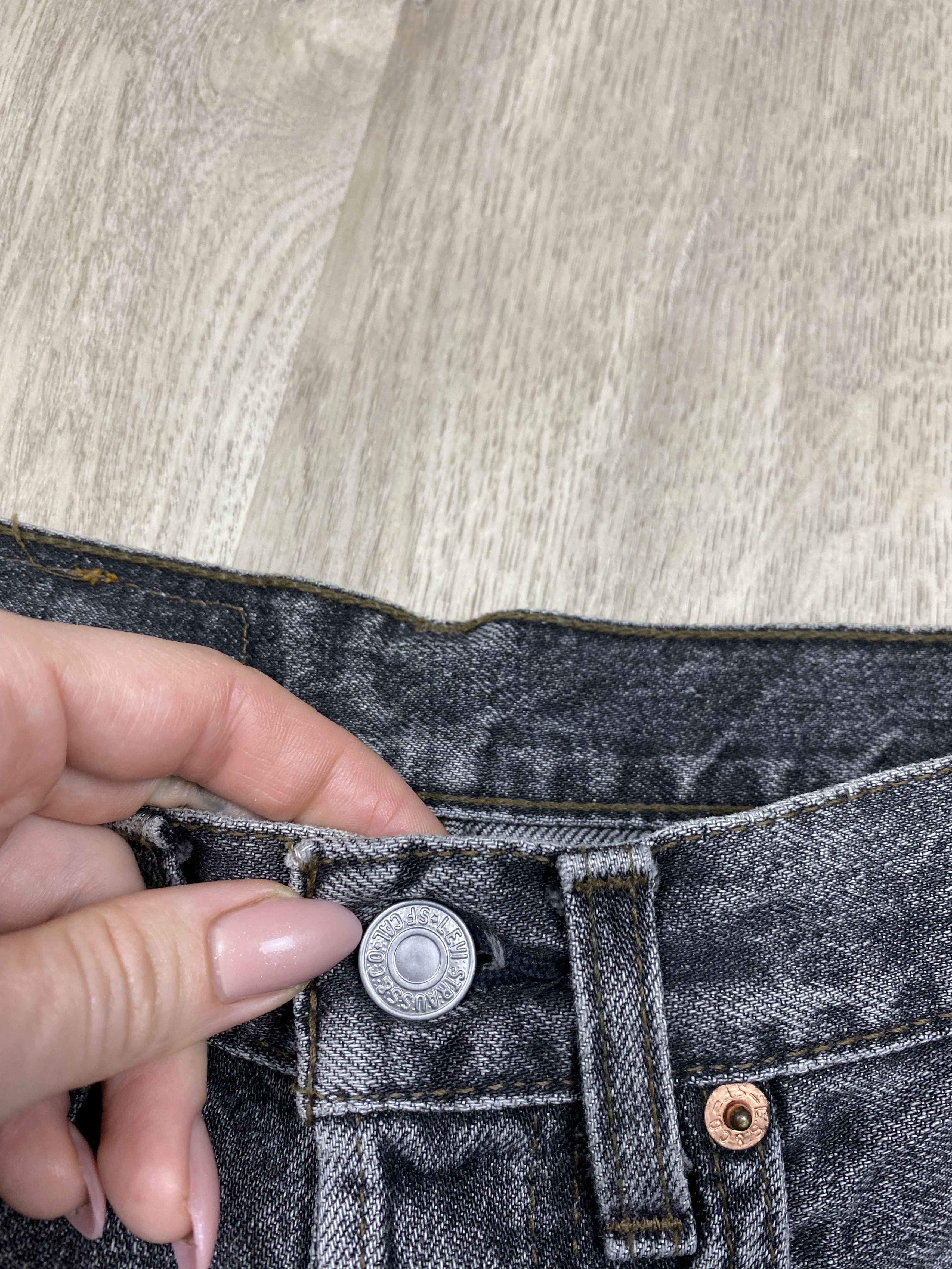 Levi's Levis 538 Grey Washed Denim Pants Jeans Size 29" - 6 Thumbnail