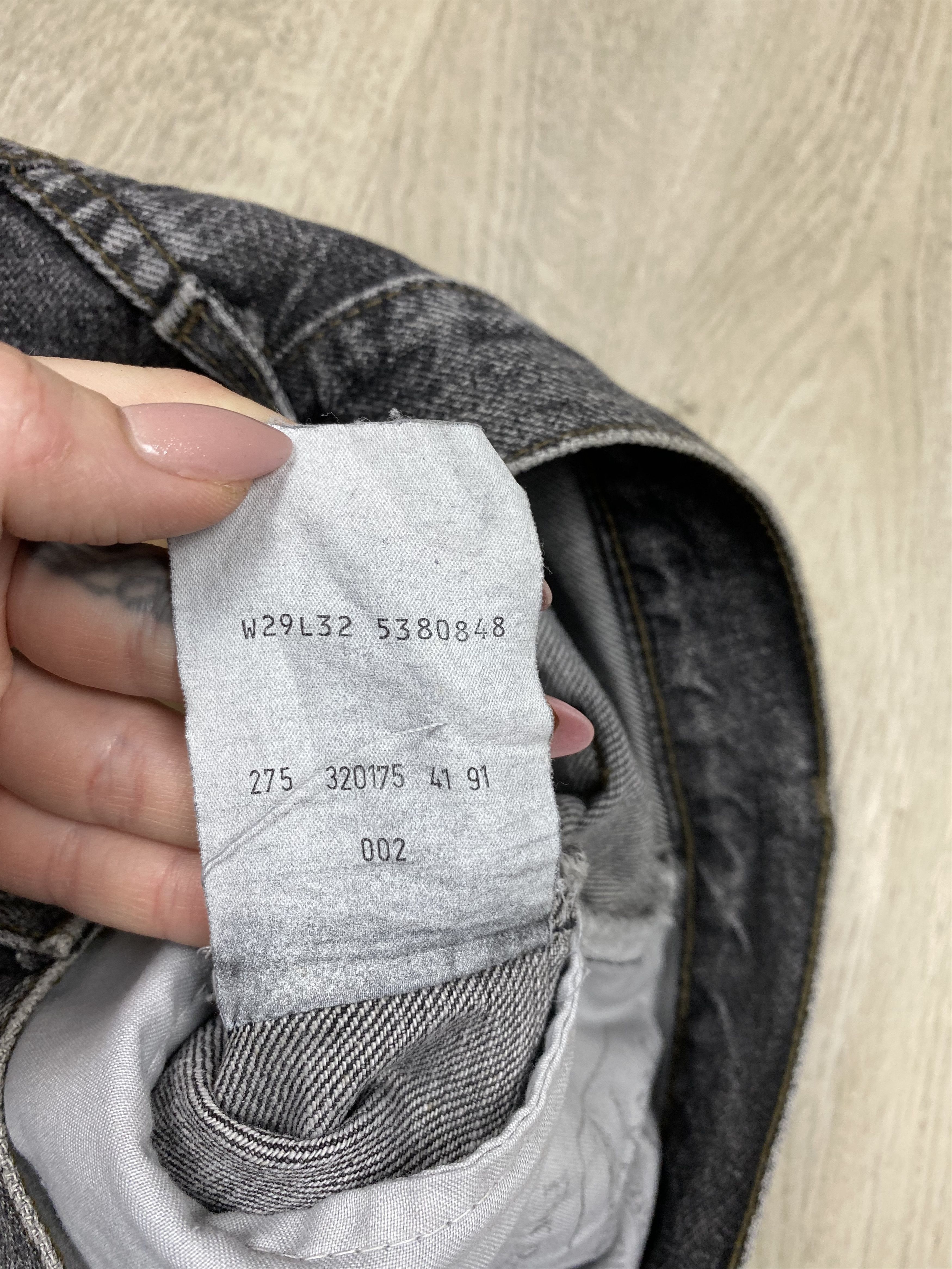 Levi's Levis 538 Grey Washed Denim Pants Jeans Size 29" - 7 Thumbnail