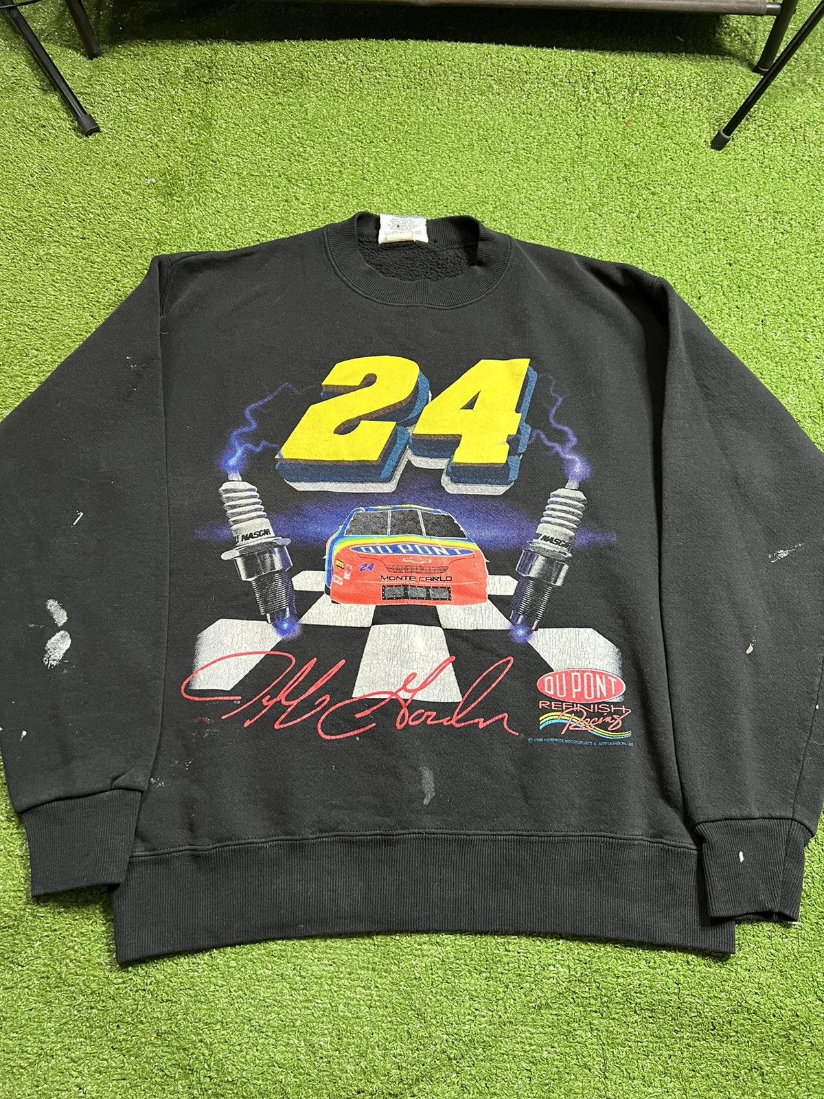 NASCAR × Vintage vintage jeff gordon electricity nascar racing crewneck Size US M / EU 48-50 / 2 - 2 Thumbnail