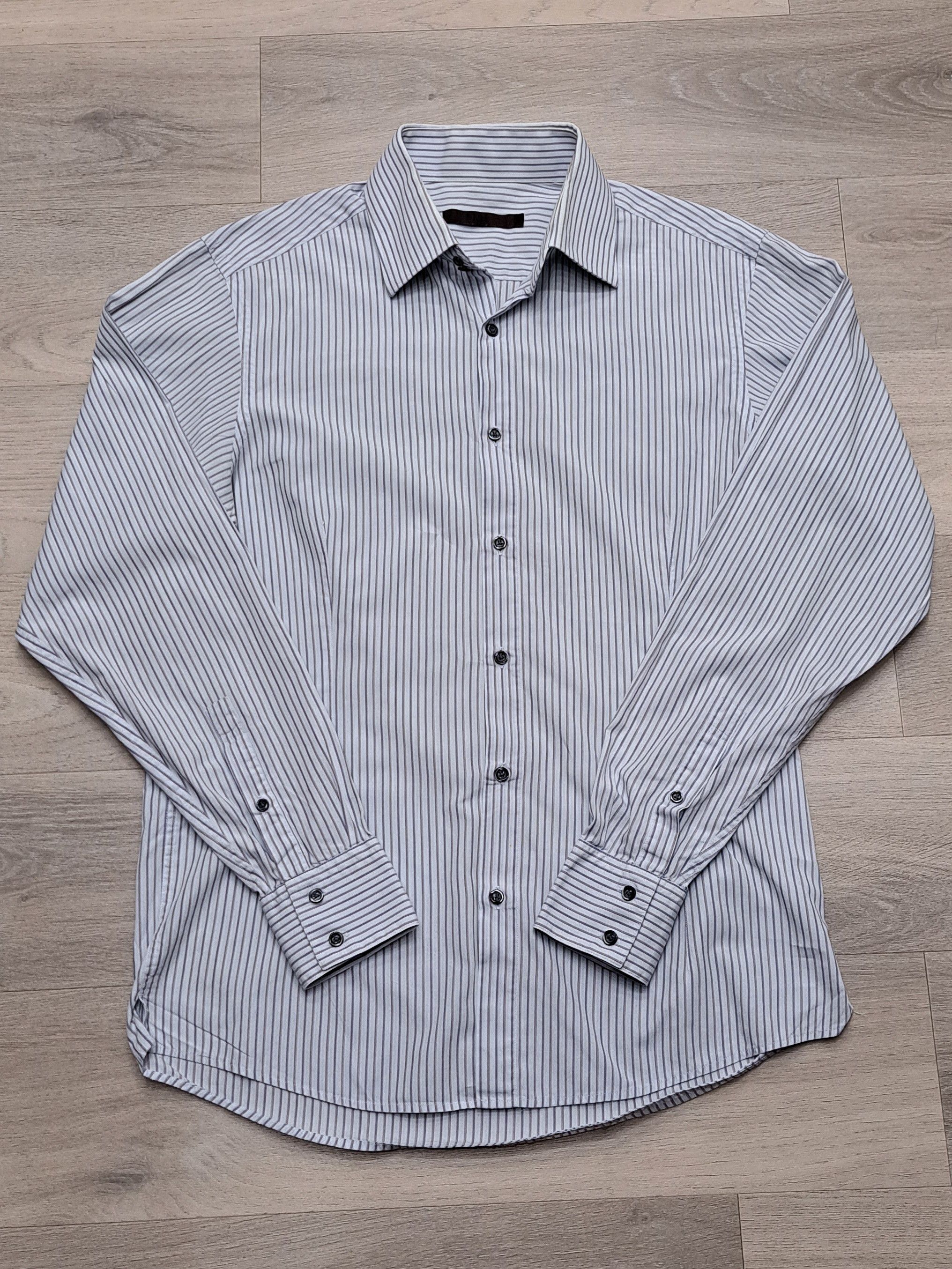 Reiss REISS button up shirt M size long sleve striped Size 42R - 3 Thumbnail