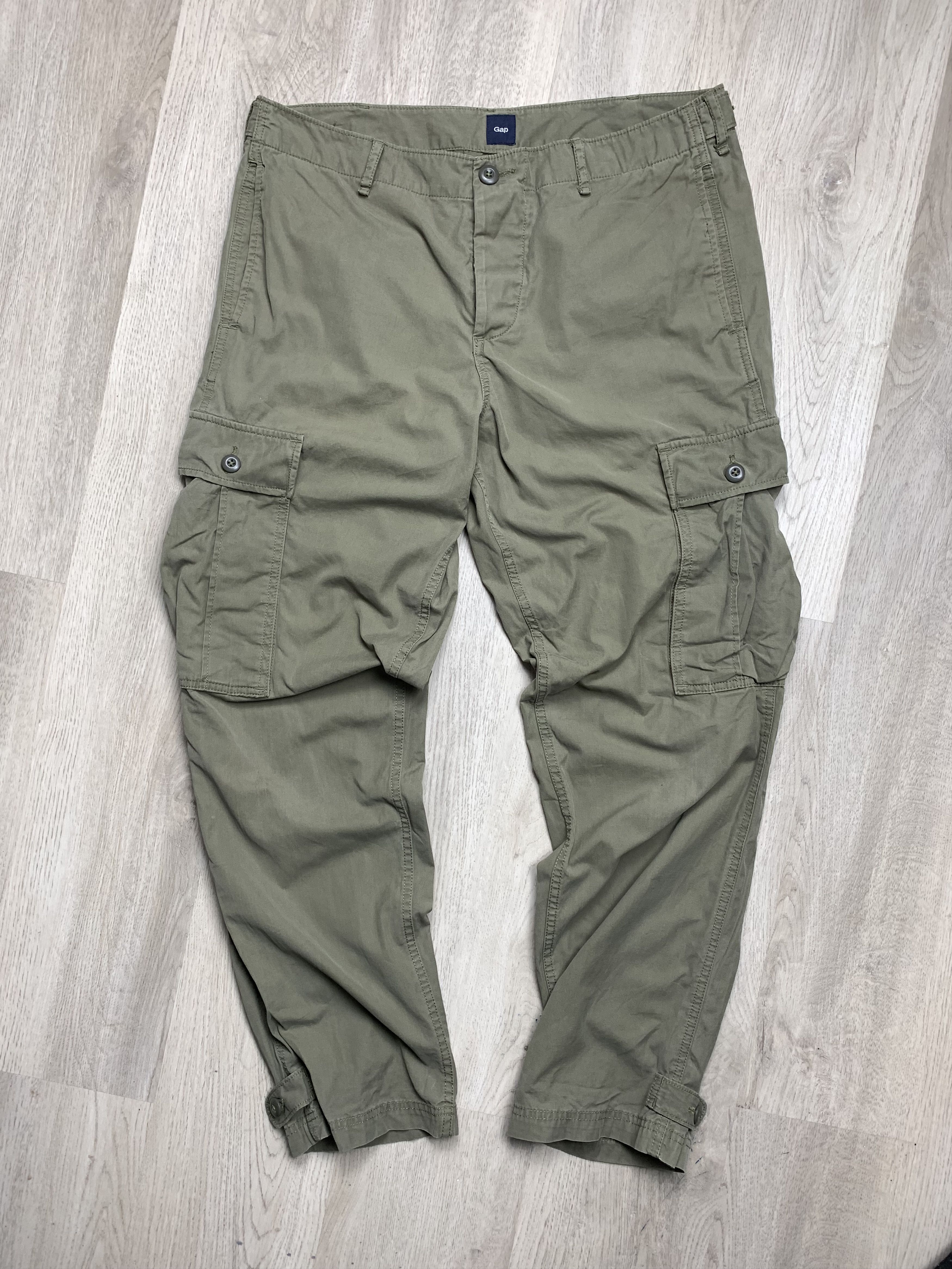 Gap Gap Mens Multipocket Cargo Pants Y2K Size US 34 / EU 50 - 1 Thumbnail