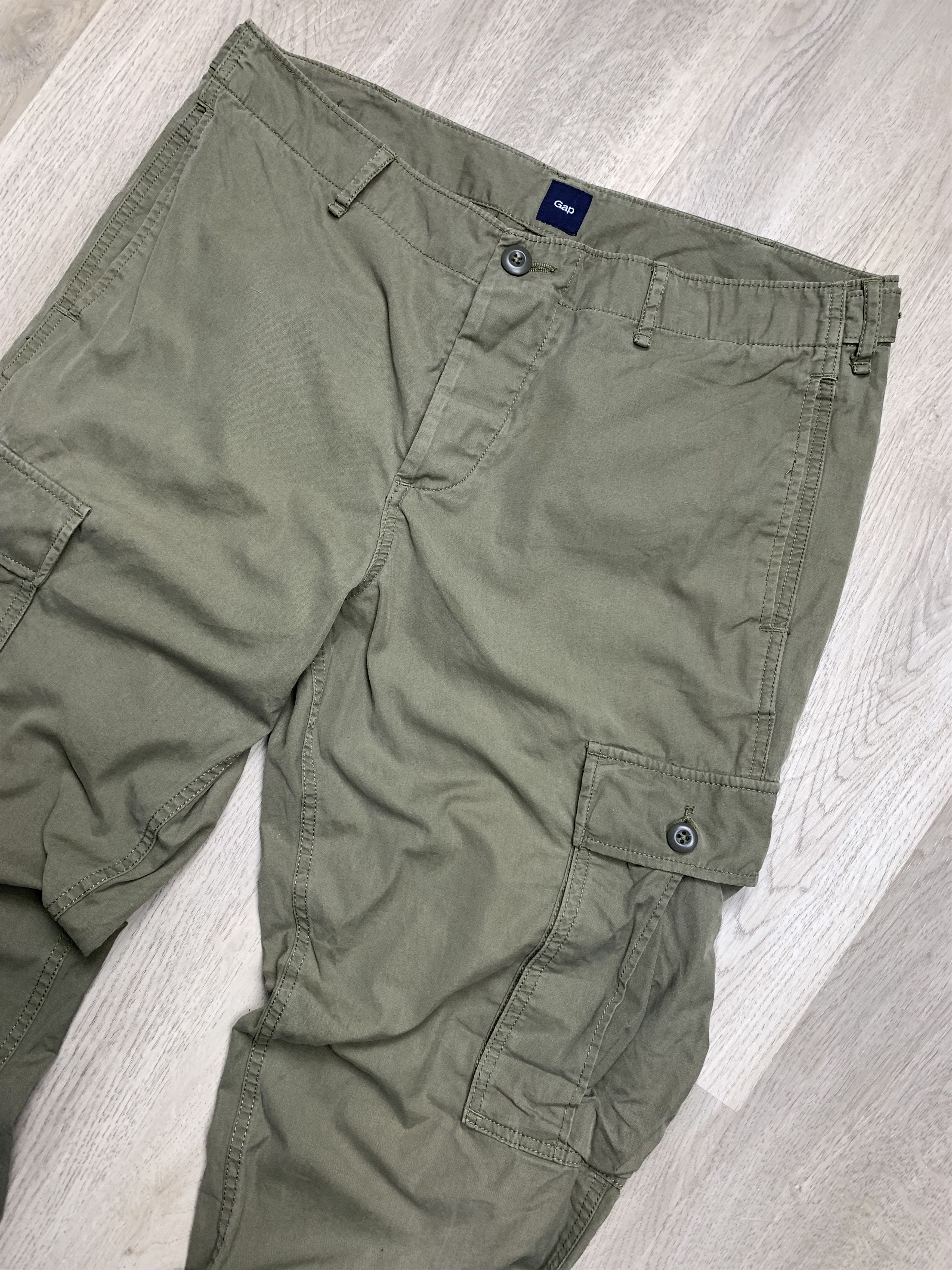 Gap Gap Mens Multipocket Cargo Pants Y2K Size US 34 / EU 50 - 2 Thumbnail
