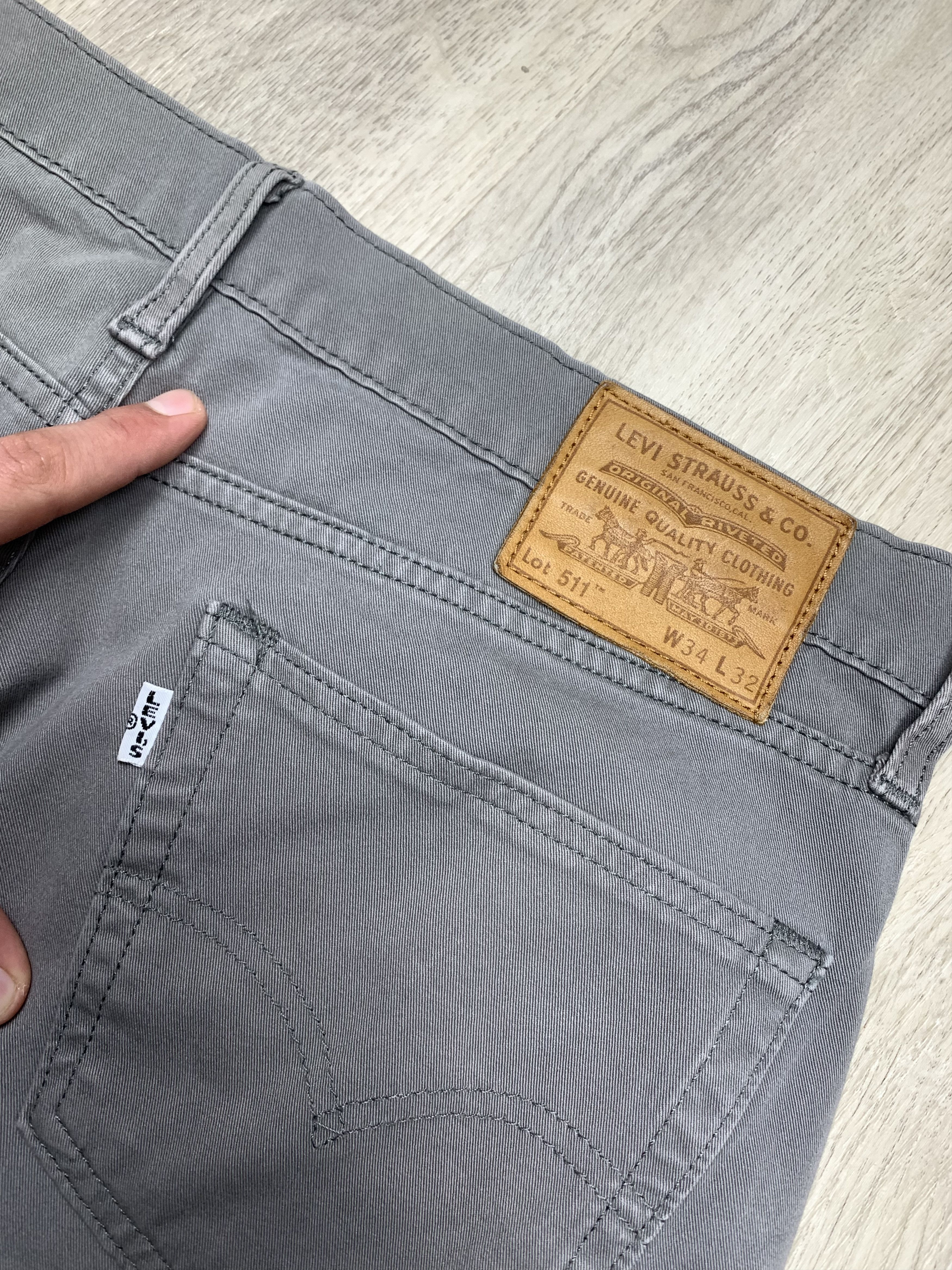 Levi's Levis 511 Big E Premium Mens Denim Pants Jeans Size US 34 / EU 50 - 3 Thumbnail