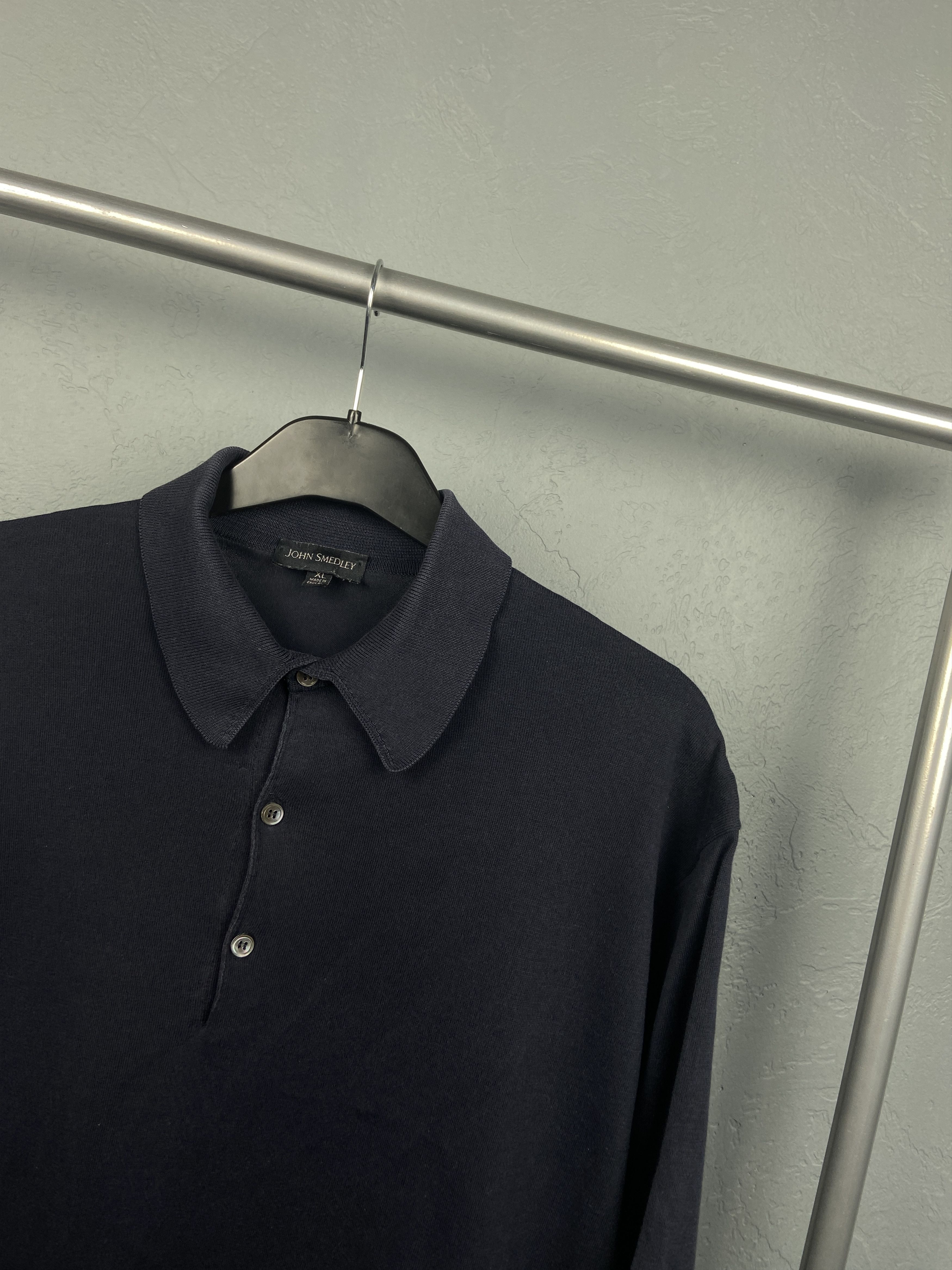 John Smedley × Vintage John Smedley Vintage Polo Shirt Tee Size US XL / EU 56 / 4 - 2 Thumbnail