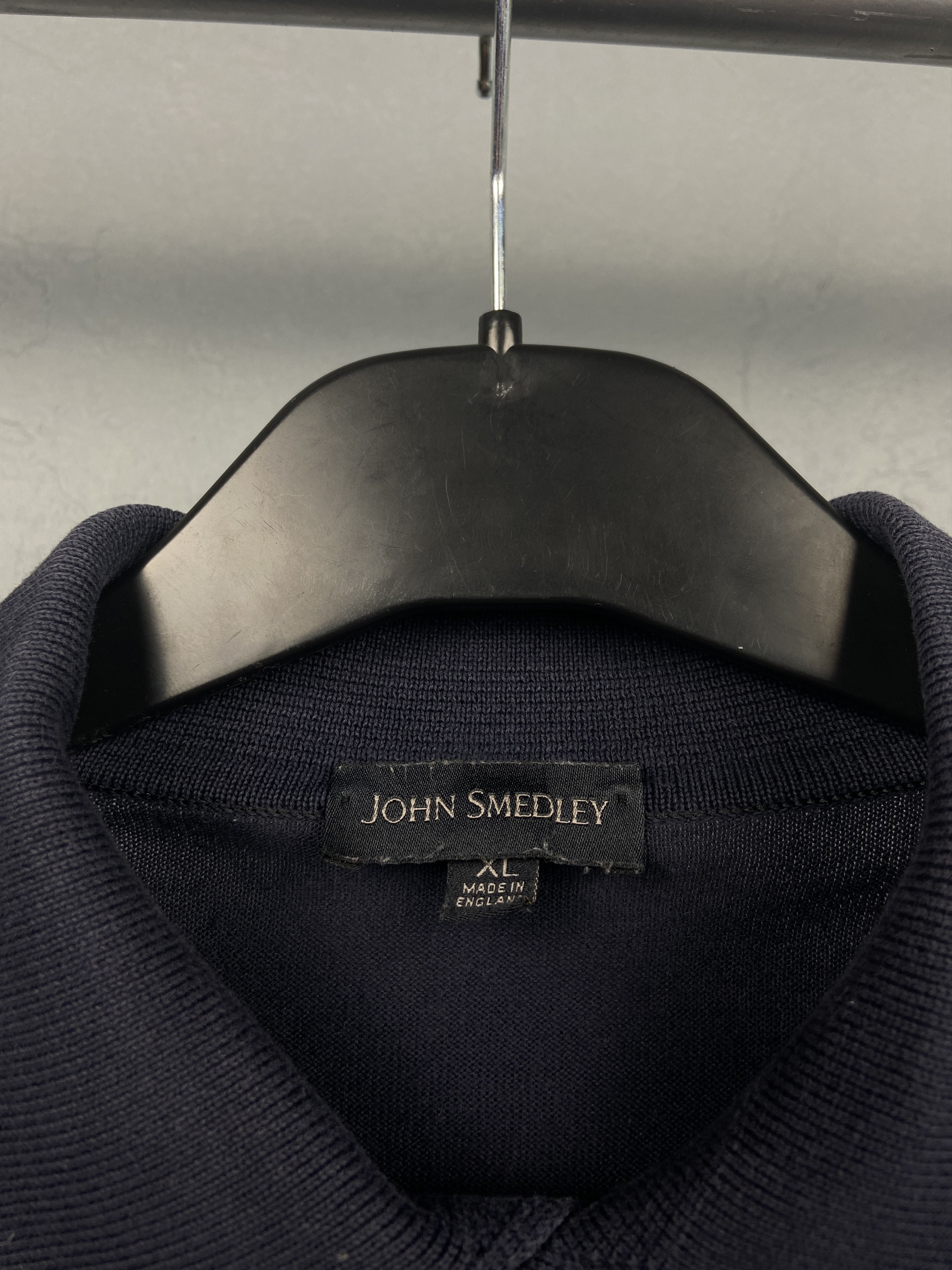 John Smedley × Vintage John Smedley Vintage Polo Shirt Tee Size US XL / EU 56 / 4 - 3 Thumbnail