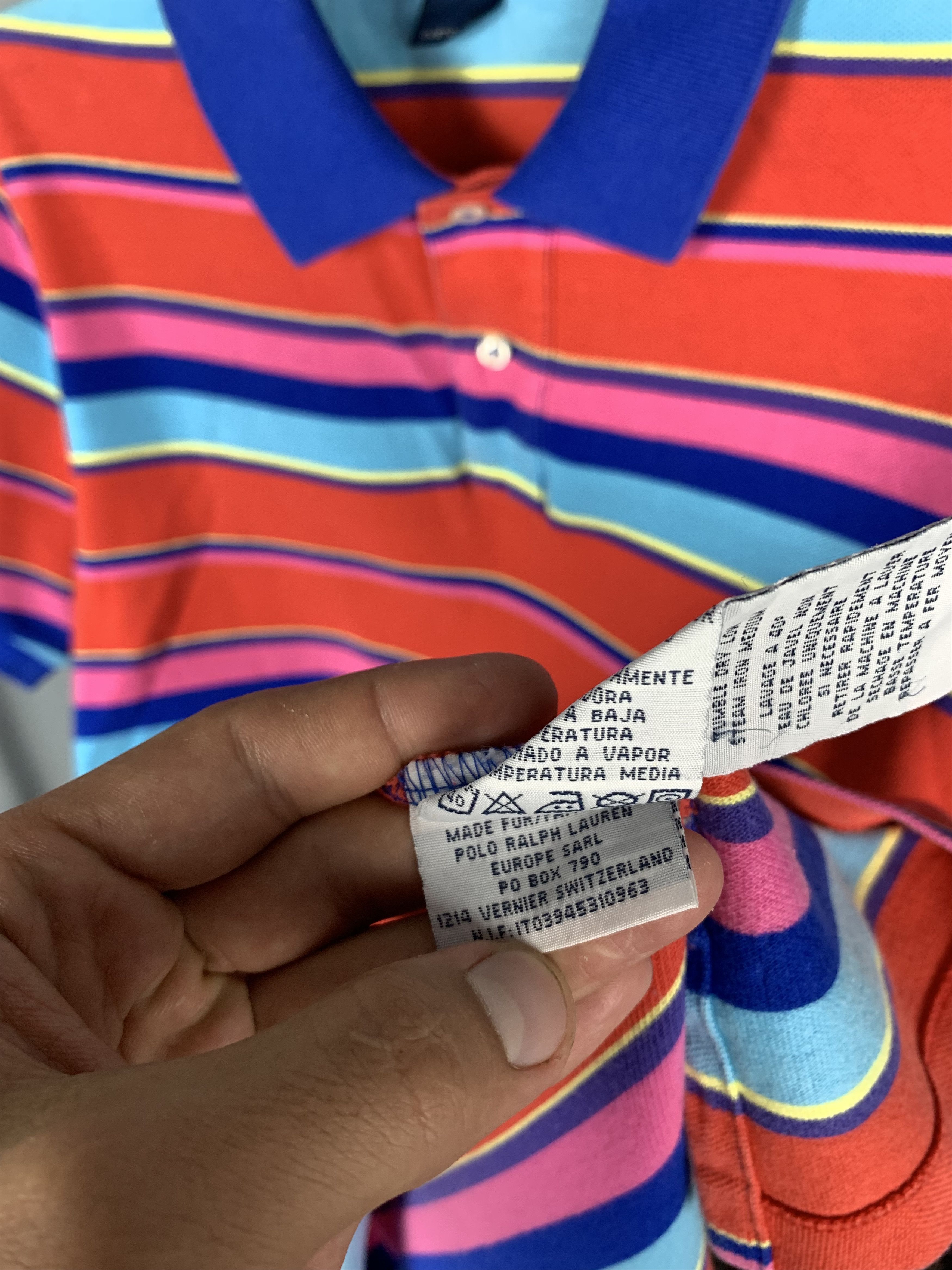 Polo Ralph Lauren × Ralph Lauren × Vintage Polo Ralph Lauren Vintage Mens Polo Shirt Size US XL / EU 56 / 4 - 5 Thumbnail