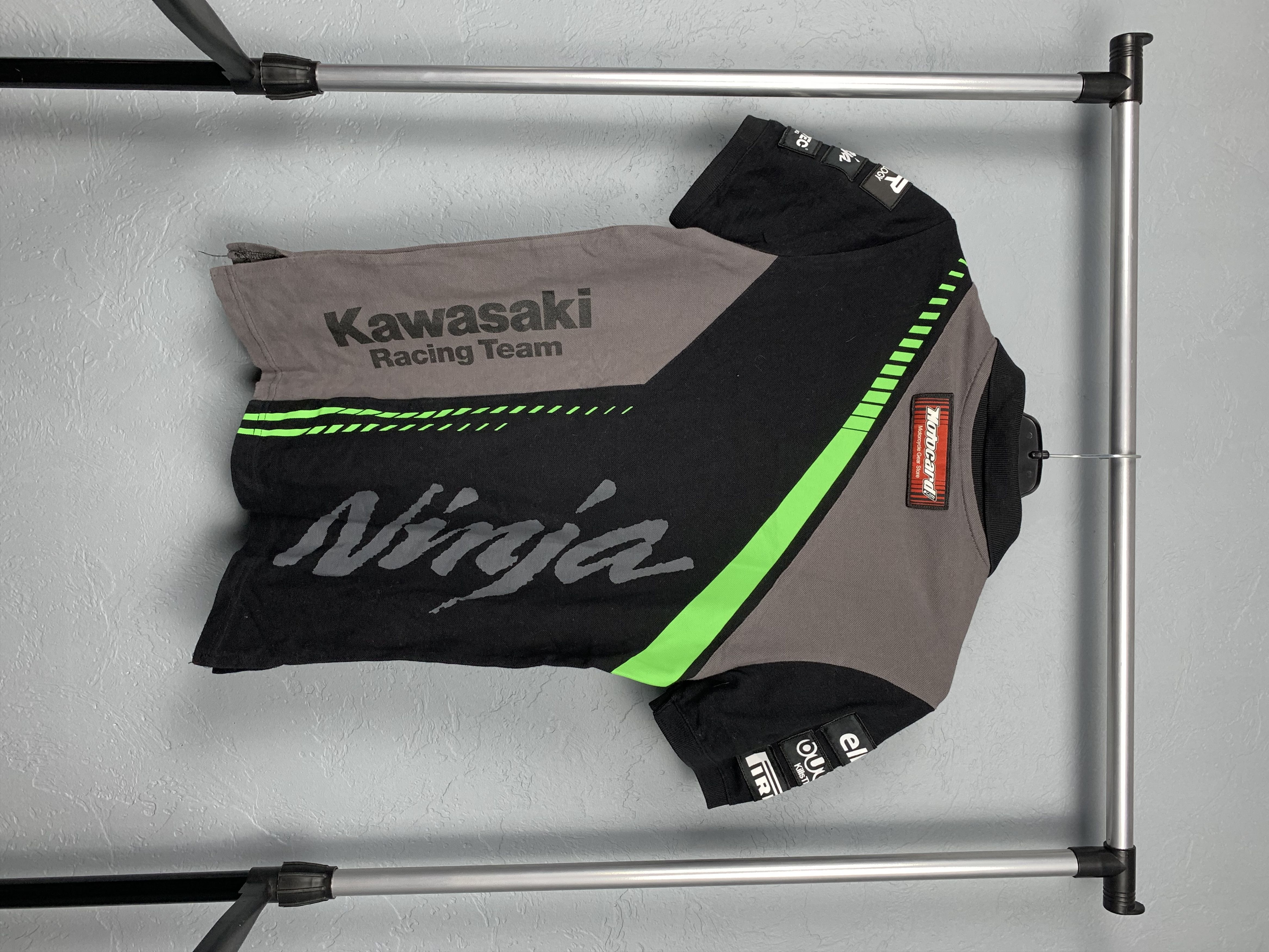 Japanese Brand Kawasaki Team Vintage Mens Polo Shirt Moto Racing Size US S / EU 44-46 / 1 - 7 Thumbnail