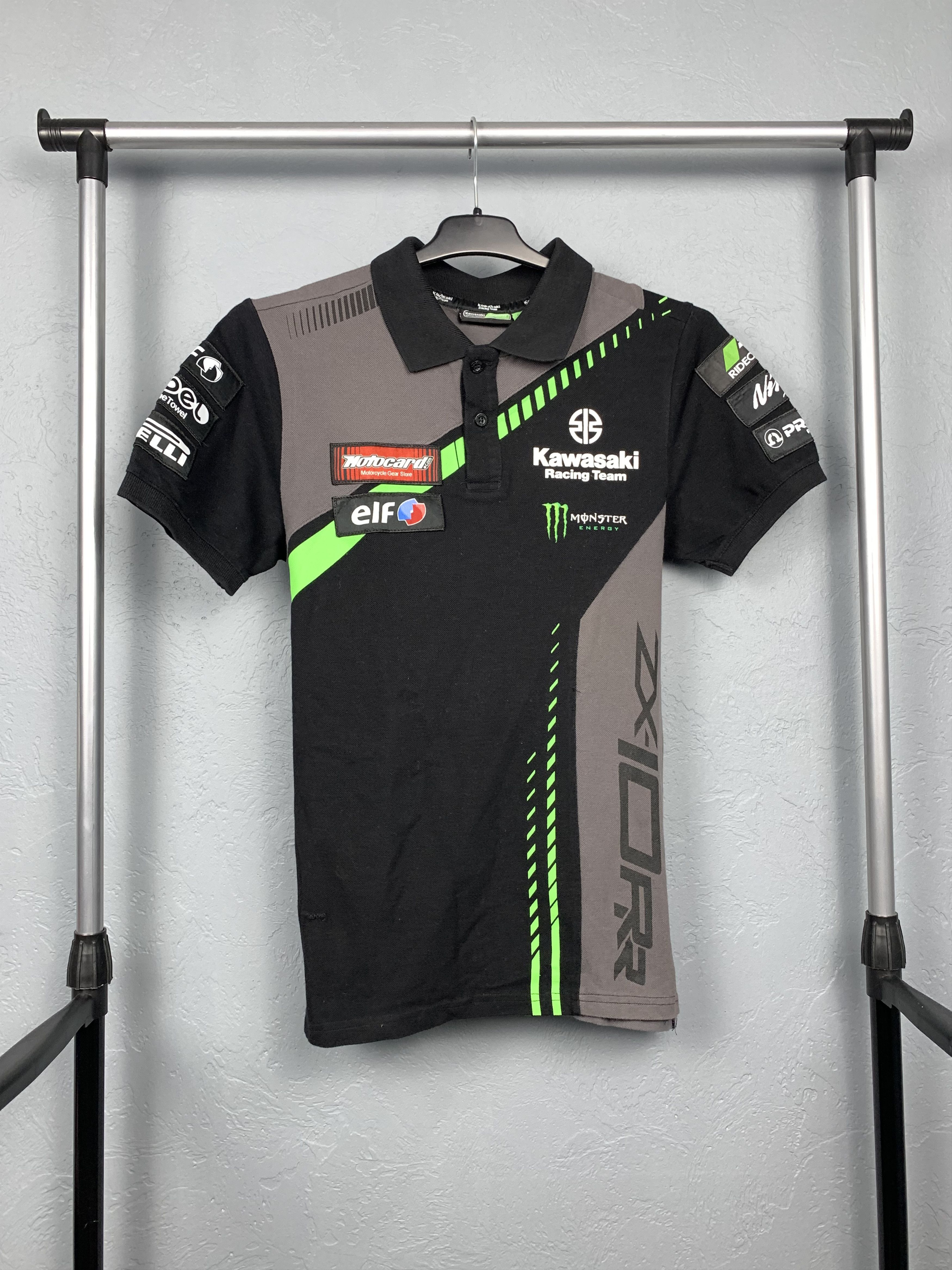 Japanese Brand Kawasaki Team Vintage Mens Polo Shirt Moto Racing Size US S / EU 44-46 / 1 - 1 Thumbnail