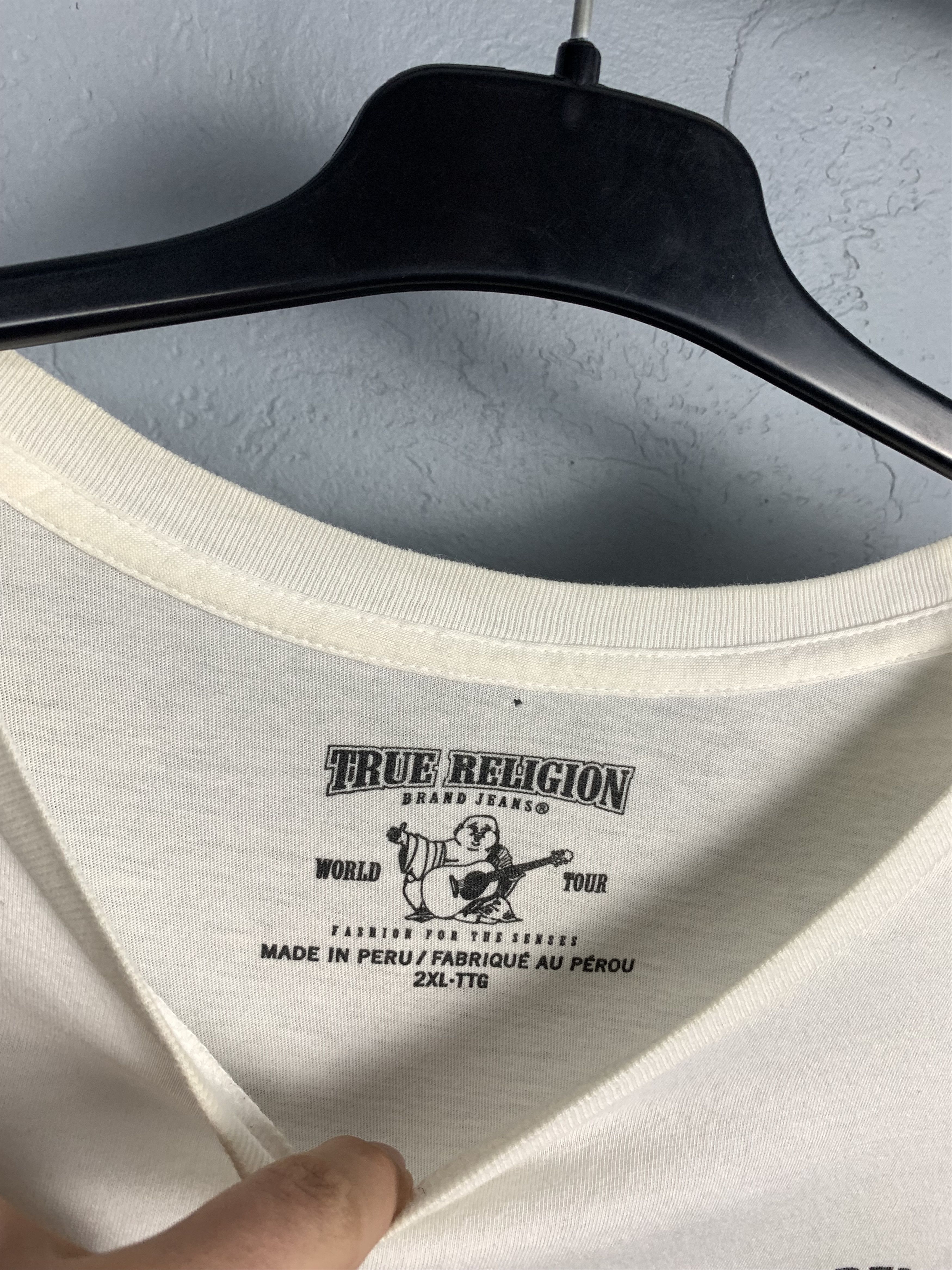 True Religion × Vintage True Religion Mens T-Shirt Tee Size US XL / EU 56 / 4 - 5 Thumbnail