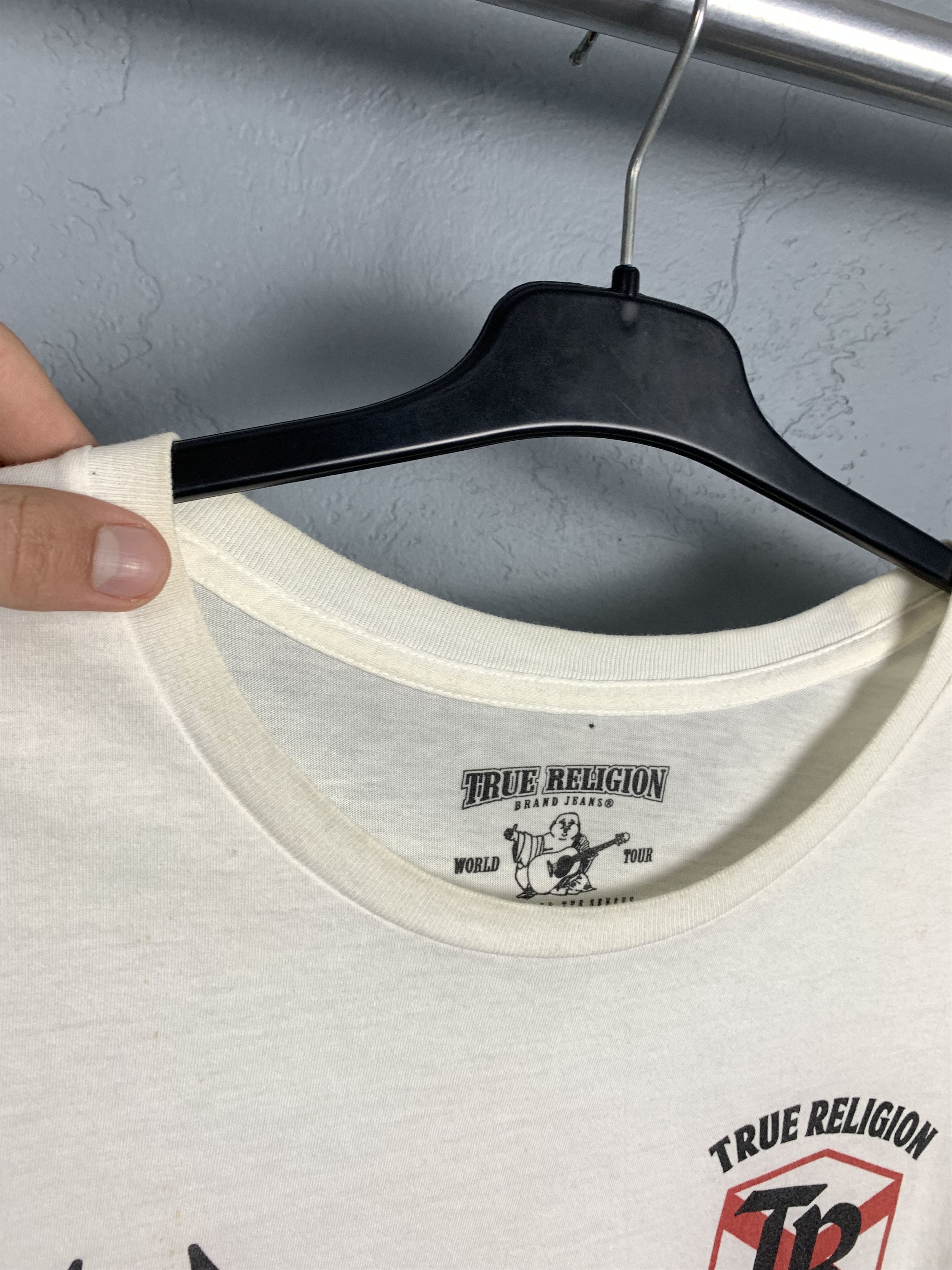 True Religion × Vintage True Religion Mens T-Shirt Tee Size US XL / EU 56 / 4 - 4 Thumbnail