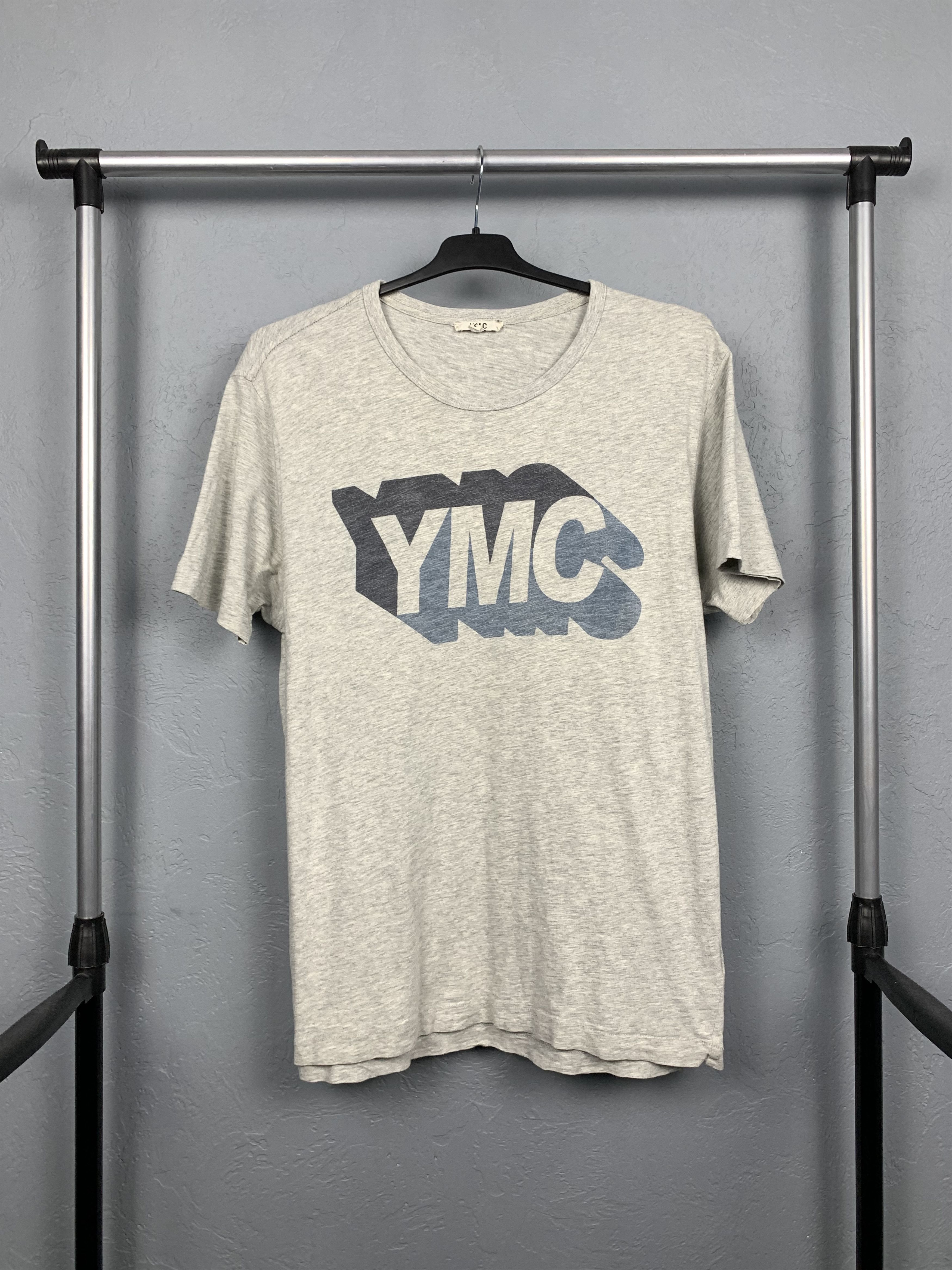 YMC You Must Create YMC Mens Big Logo T-Shirt Tee Size US L / EU 52-54 / 3 - 1 Thumbnail