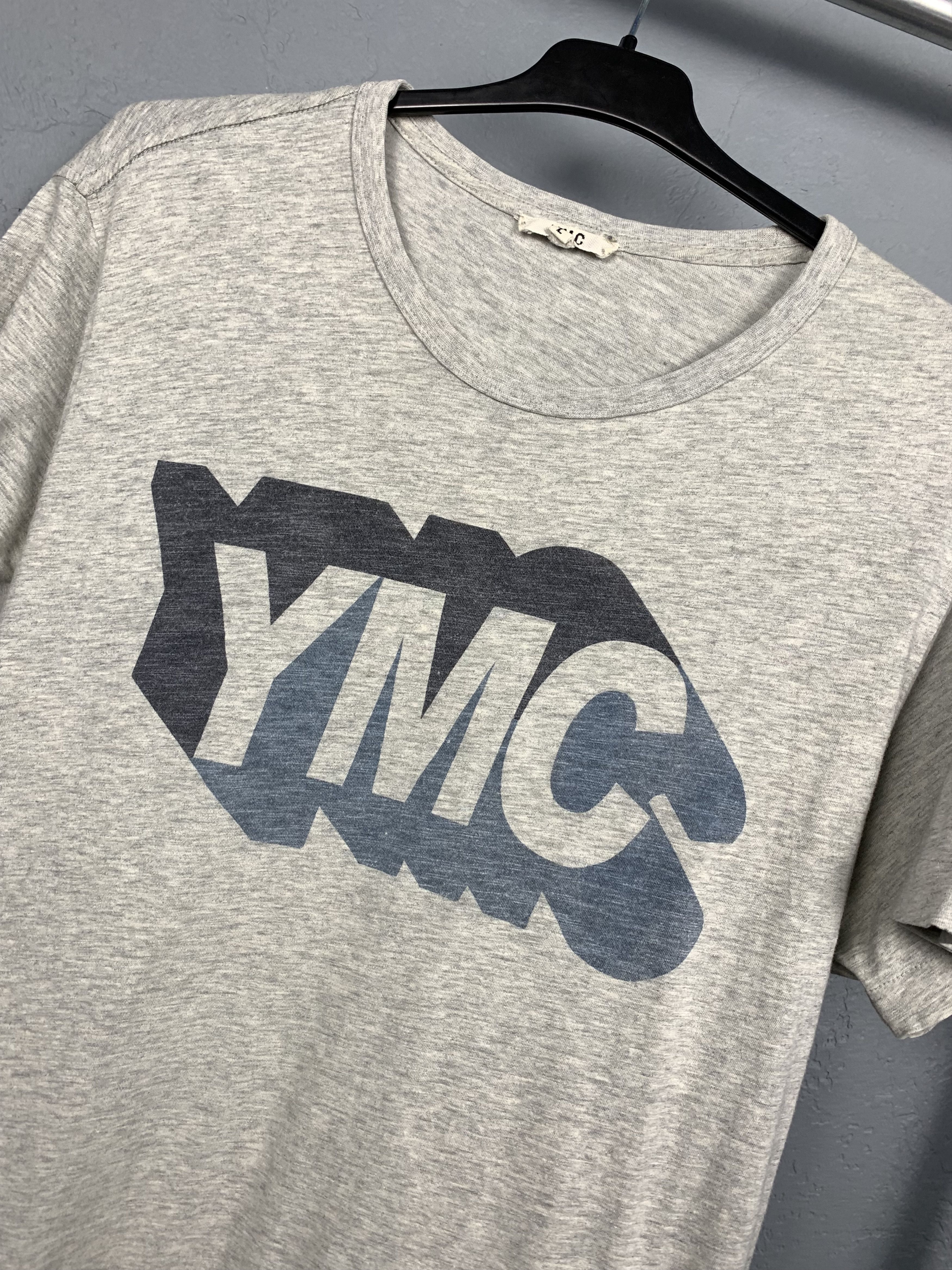 YMC You Must Create YMC Mens Big Logo T-Shirt Tee Size US L / EU 52-54 / 3 - 2 Thumbnail