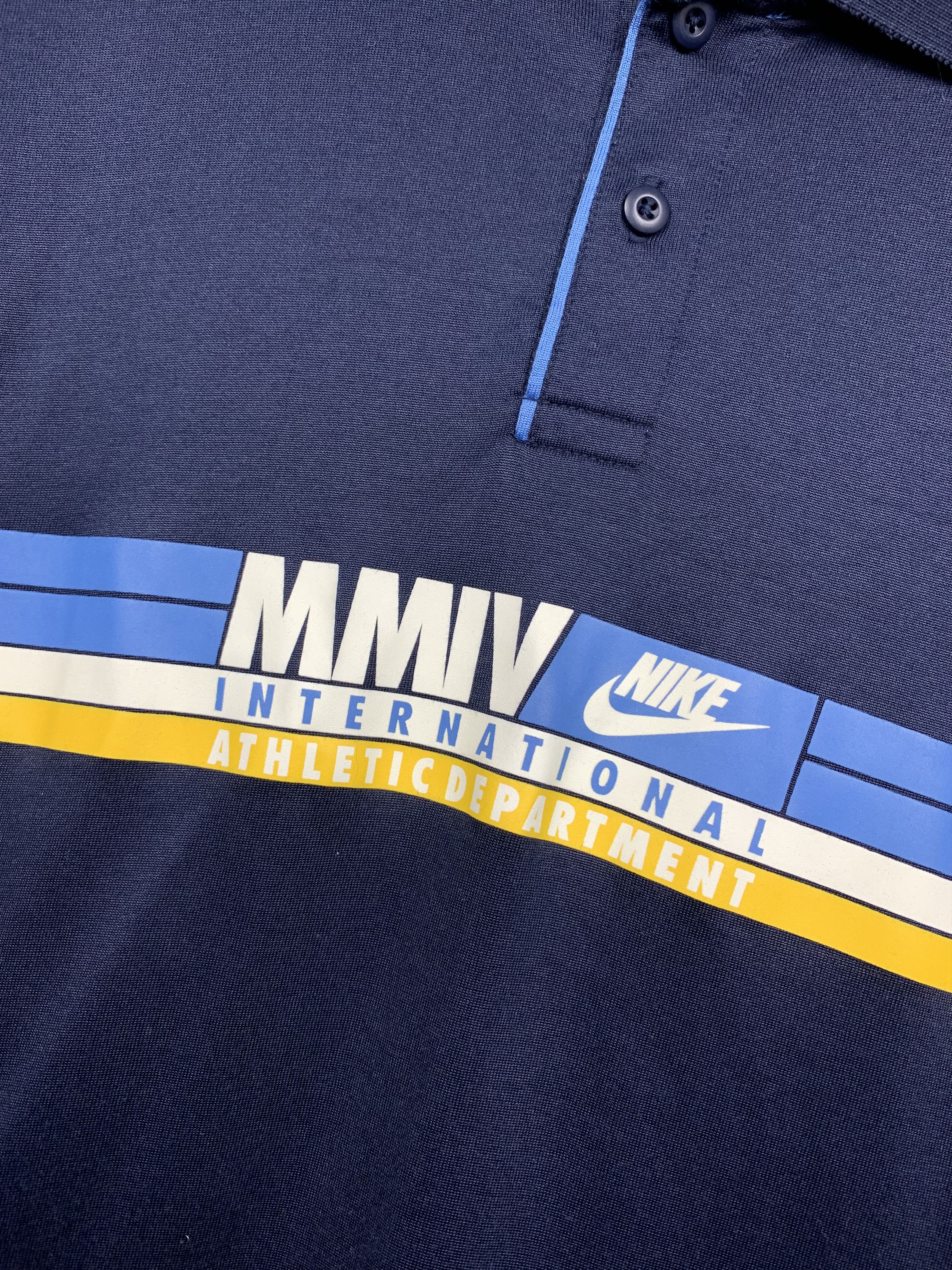 Nike × Vintage Nike Vintage Mens Polo Shirt Y2K Size US M / EU 48-50 / 2 - 3 Thumbnail