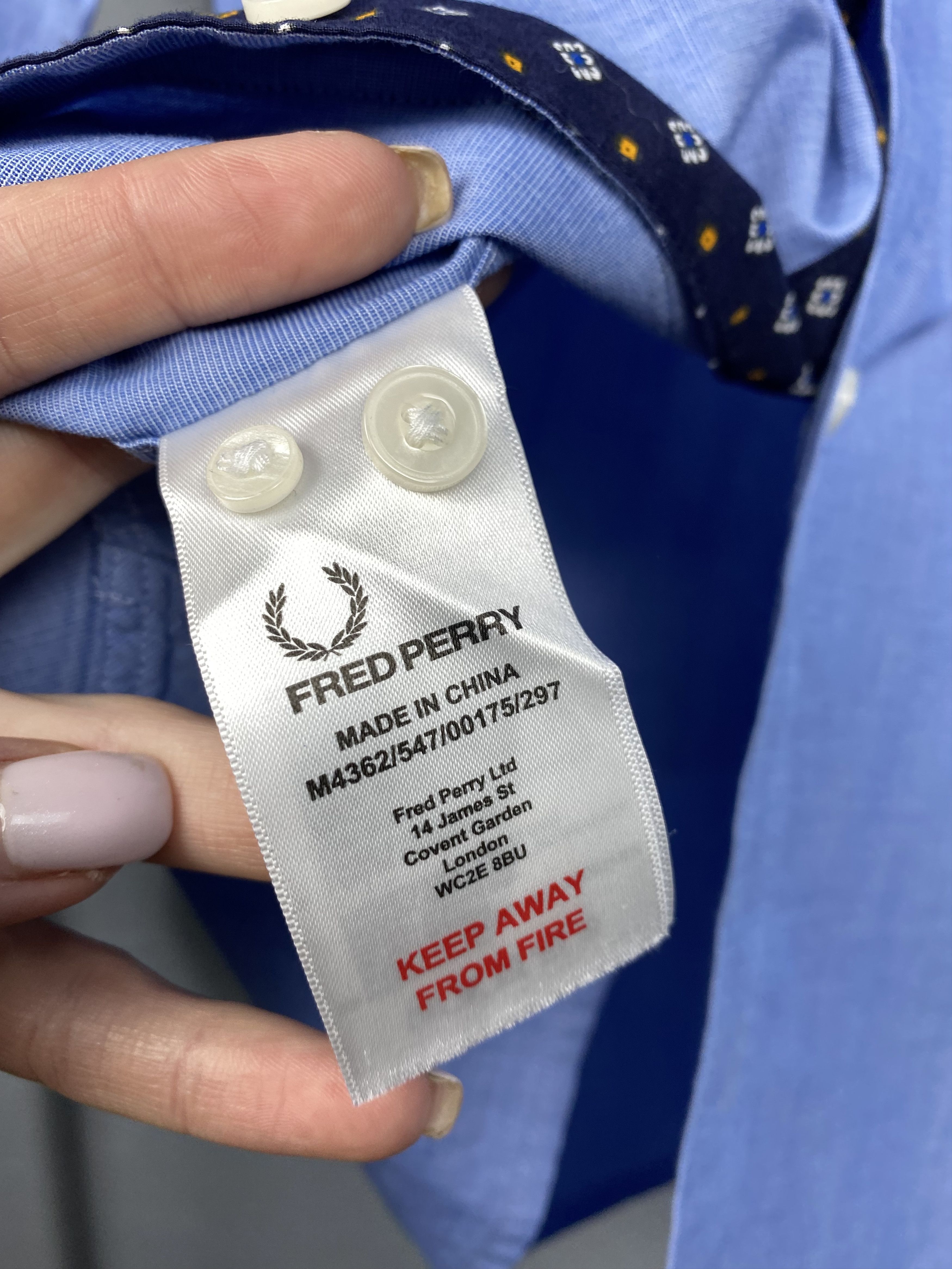Drake's × Fred Perry Fred Perry x Drakes Vintage Mens Shirt Size US XL / EU 56 / 4 - 6 Thumbnail