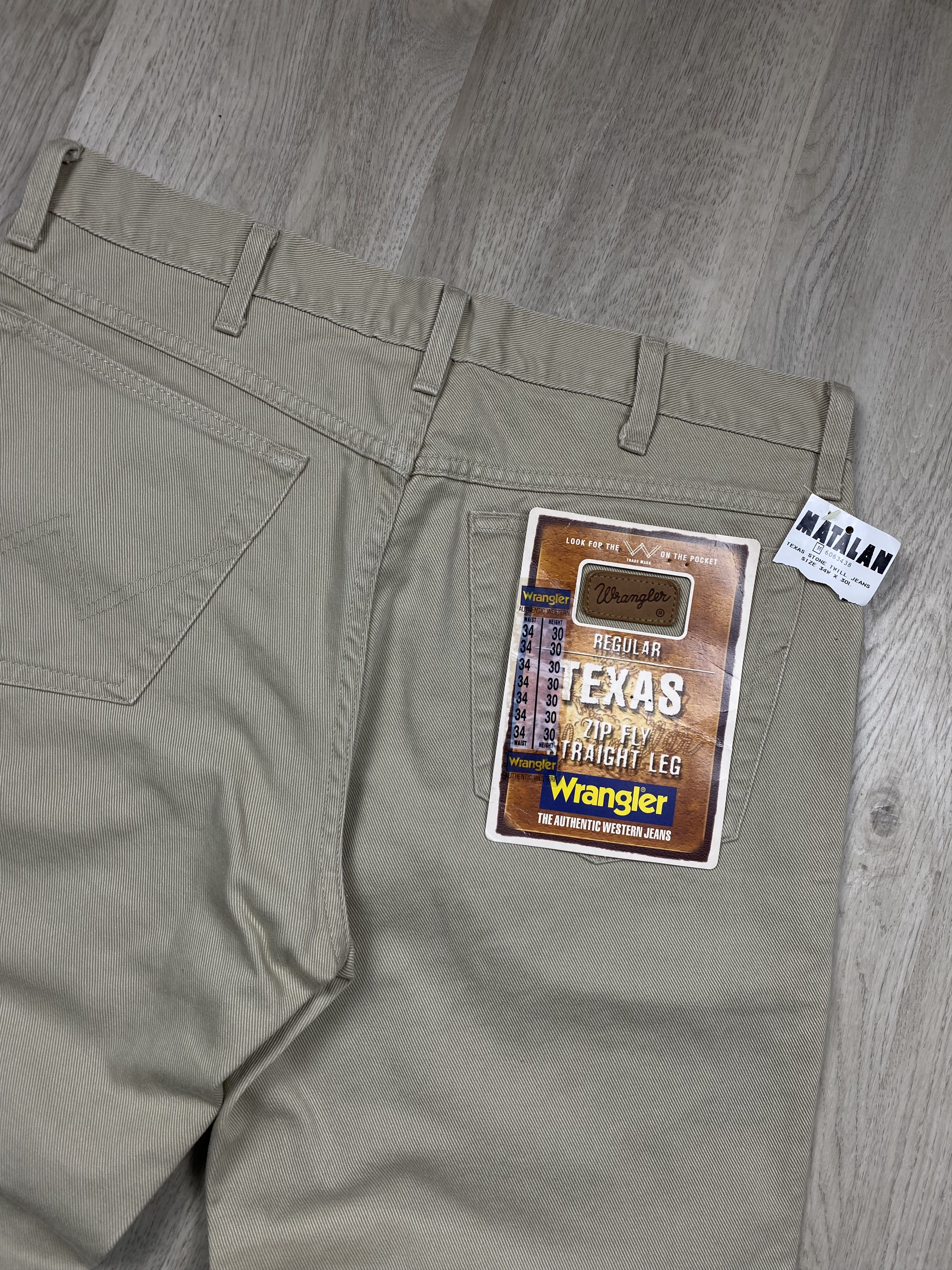 Vintage NEW! Wrangler Vintage Mens Denim Pants Jeans Size US 34 / EU 50 - 2 Thumbnail