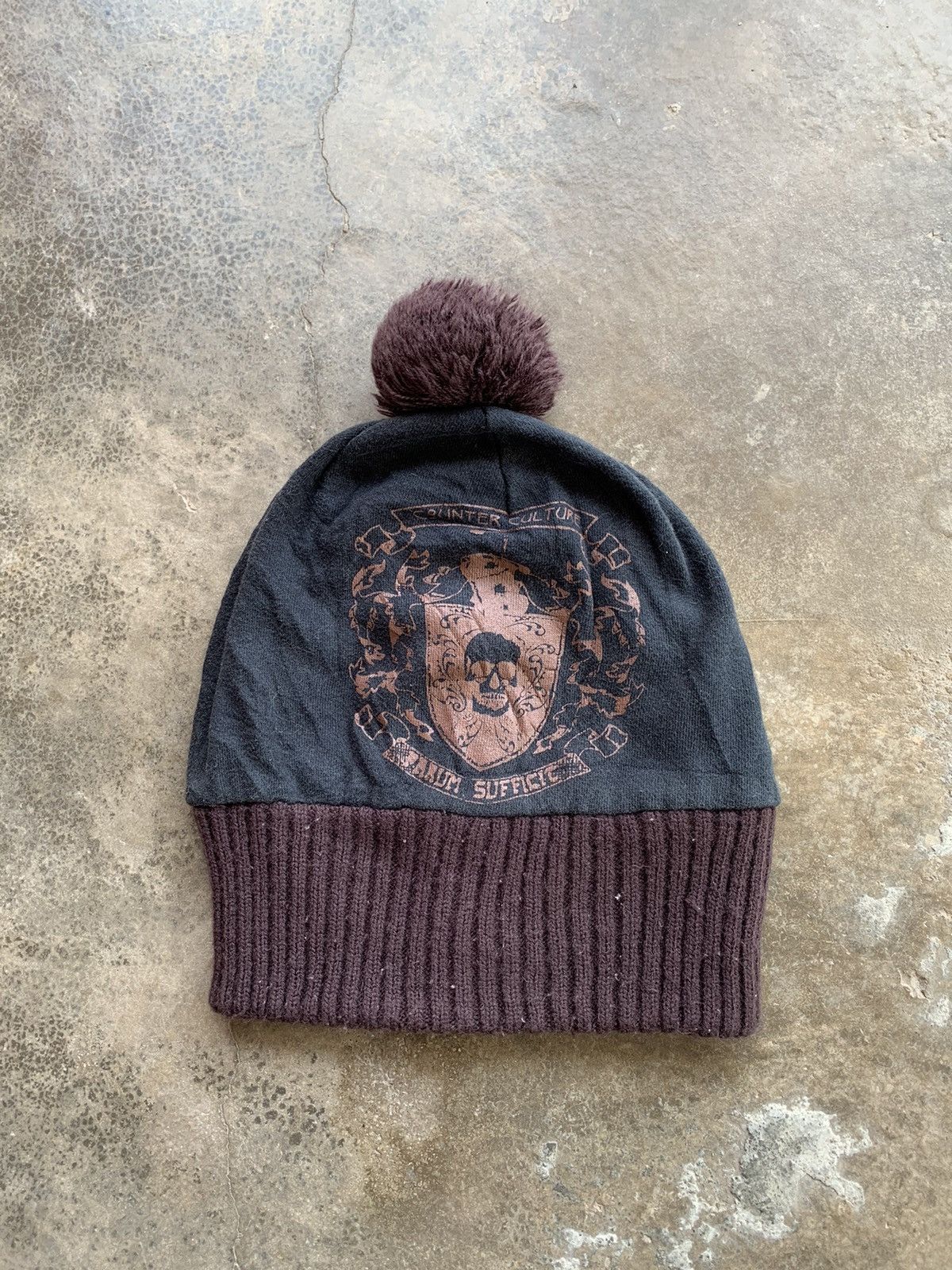 Japanese Brand Steals! Counter Culture Skull Punks Beanie Hat Size ONE SIZE - 1 Thumbnail