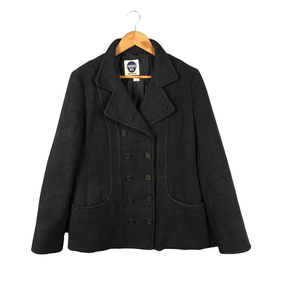 Hiroko Koshino Homme Hiroko Bis Double button wool jacket