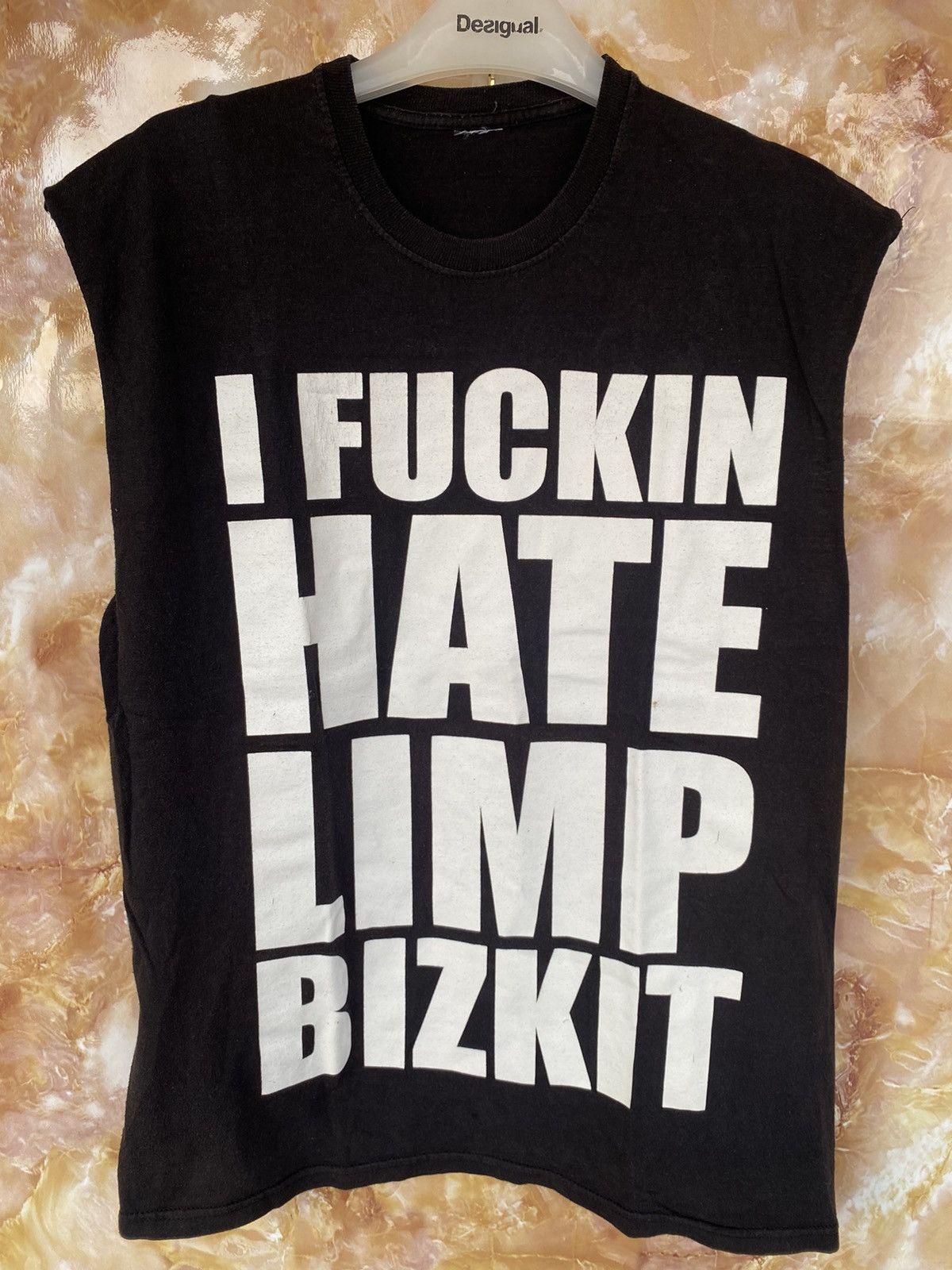 Band Tees Y2K Limp Bizkit i hate black sleeveless tank top tee print Size US L / EU 52-54 / 3 - 3 Thumbnail