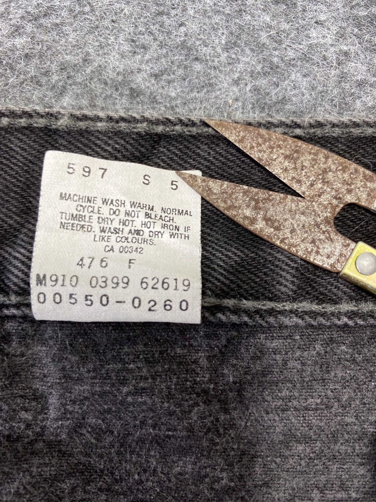 Levi's 90s Vintage Levi's 550 Black Jeans - J763 Size US 36 / EU 52 - 6 Thumbnail