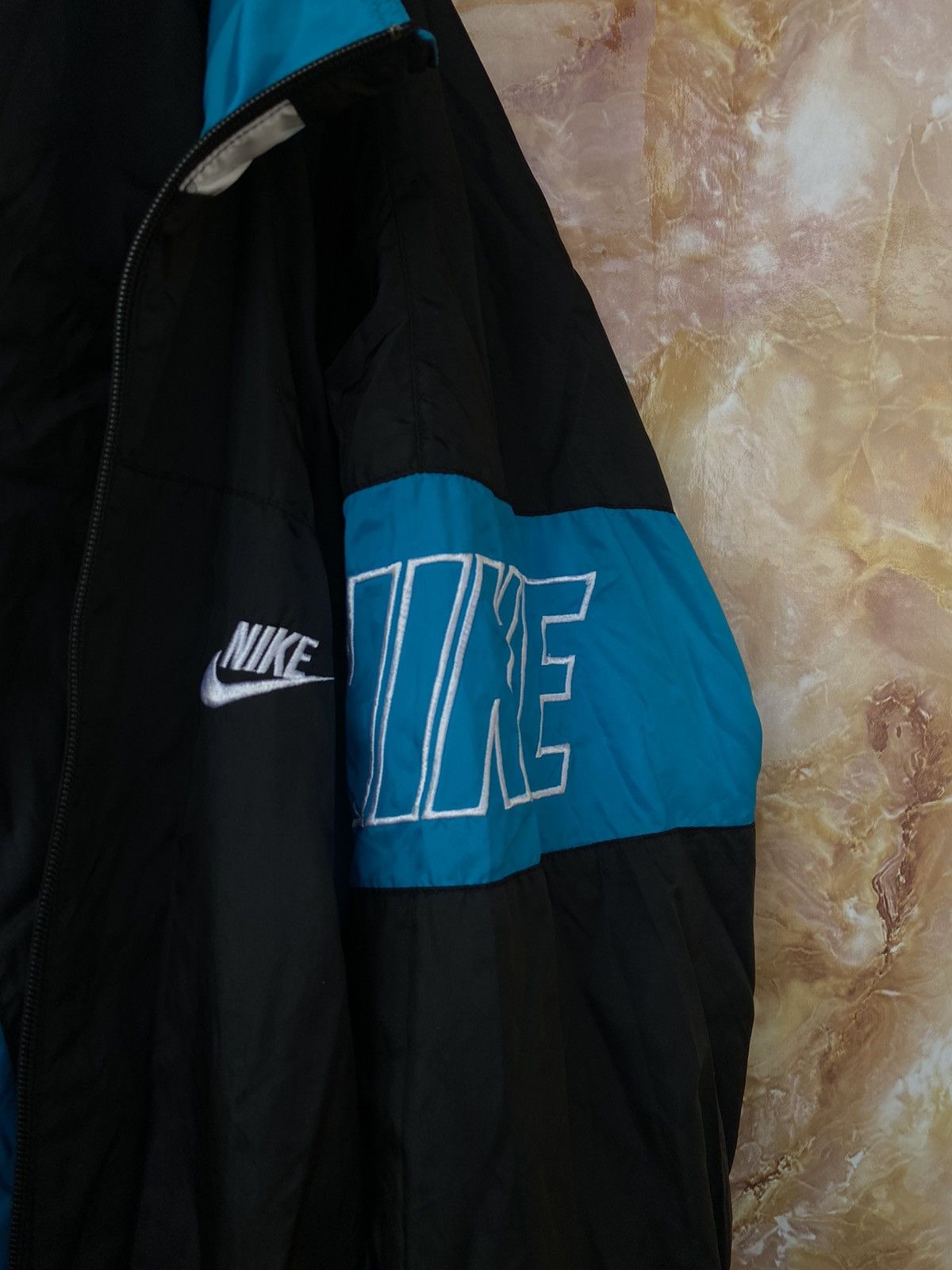 Nike 90’s Nike Vintage windrunner blue swoosh track jacket drill Size US M / EU 48-50 / 2 - 8 Thumbnail