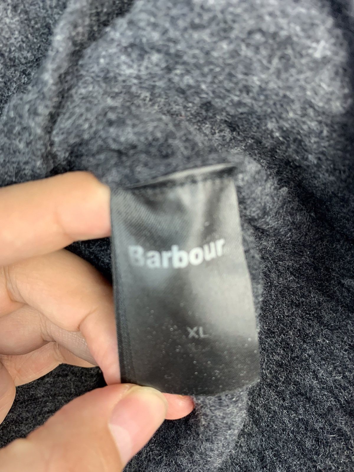 Barbour × Vintage Vintage Barbour Wool Knit 1\4 Zip Sweater Size US XL / EU 56 / 4 - 6 Thumbnail