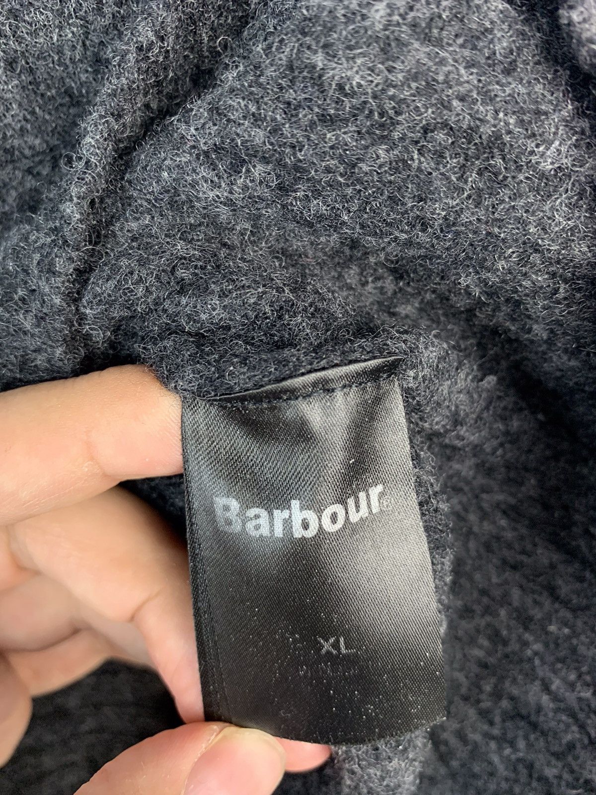 Barbour × Vintage Vintage Barbour Wool Knit 1\4 Zip Sweater Size US XL / EU 56 / 4 - 8 Thumbnail