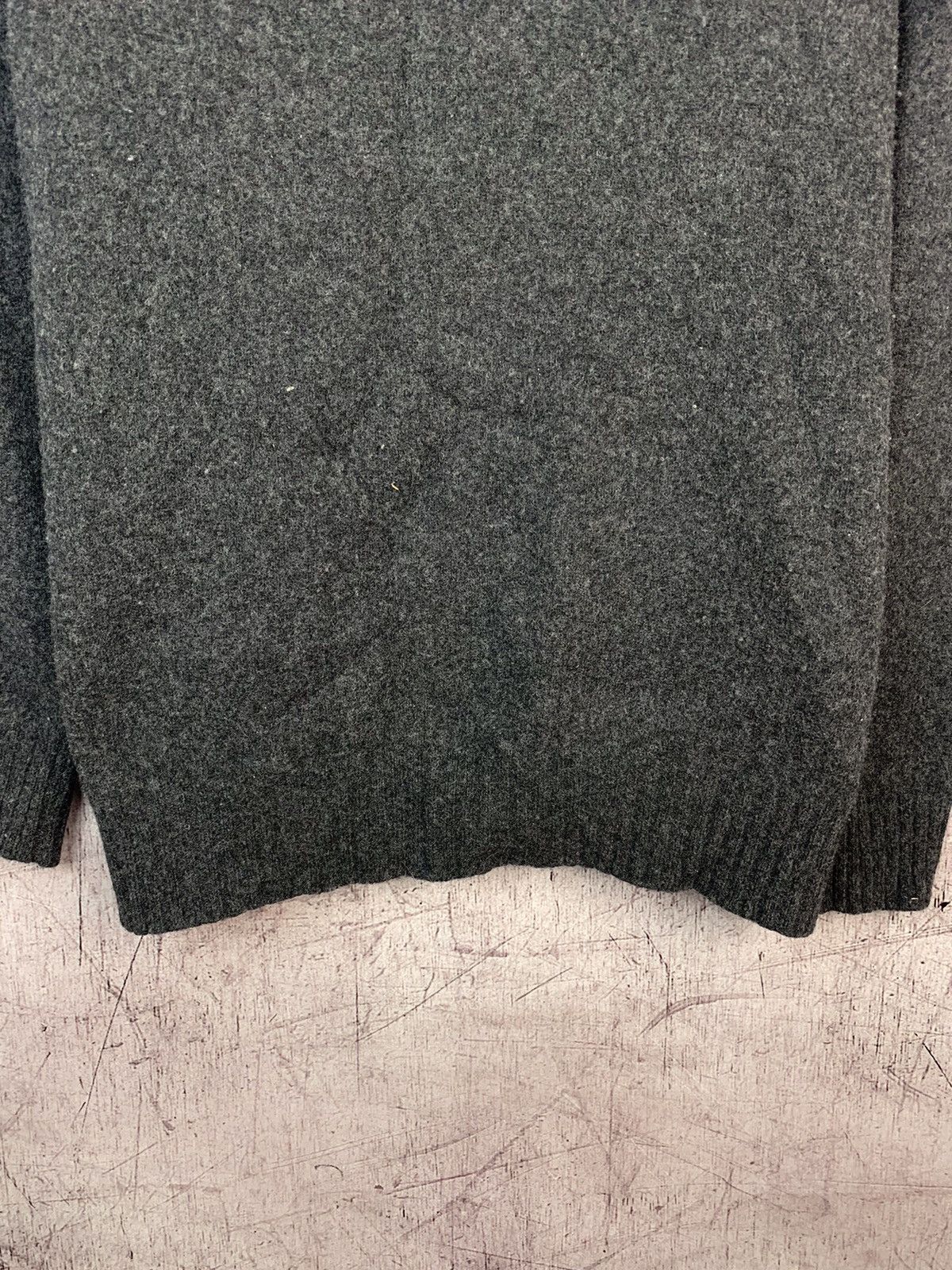 Barbour × Vintage Vintage Barbour Wool Knit 1\4 Zip Sweater Size US XL / EU 56 / 4 - 3 Thumbnail