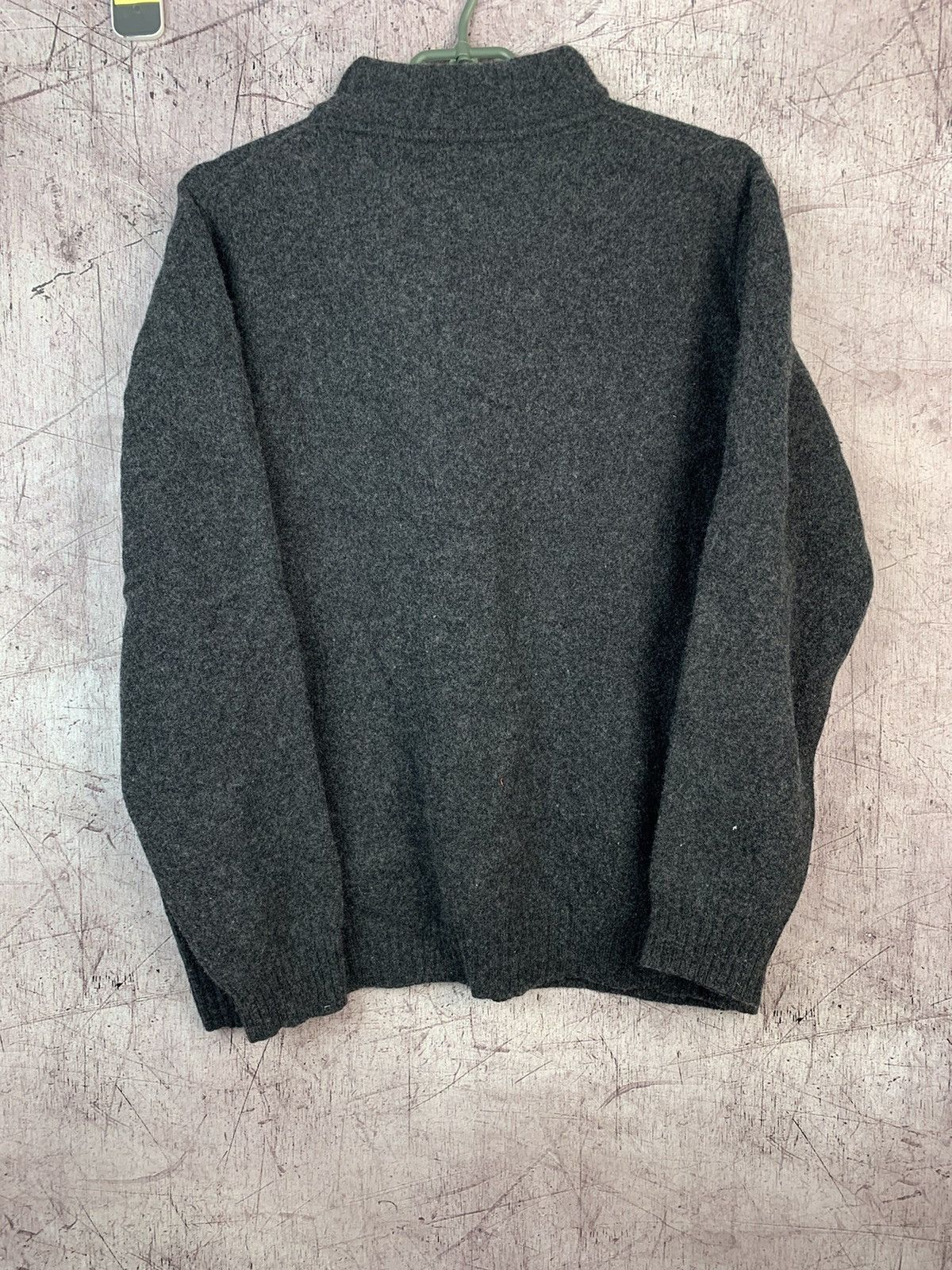 Barbour × Vintage Vintage Barbour Wool Knit 1\4 Zip Sweater Size US XL / EU 56 / 4 - 9 Thumbnail