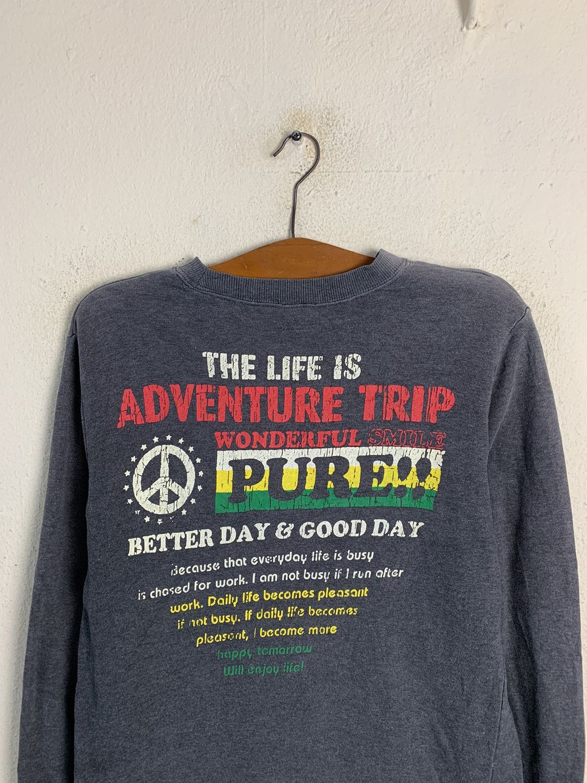 Japanese Brand Peace Mountain Sweatshirt Size US S / EU 44-46 / 1 - 10 Thumbnail